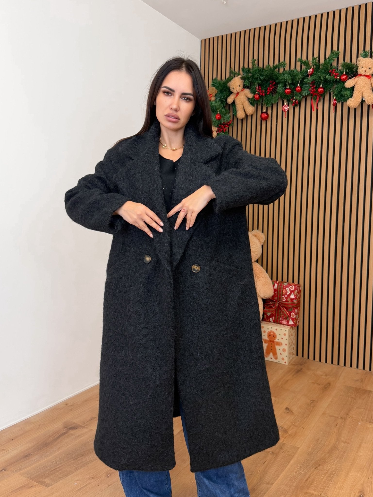 Cappotto Katia - Nero - SAINTH