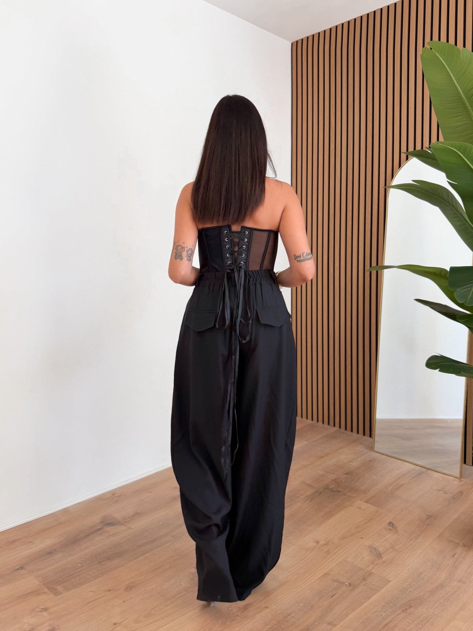 Pantalone Stiletto - Nero - SAINTH