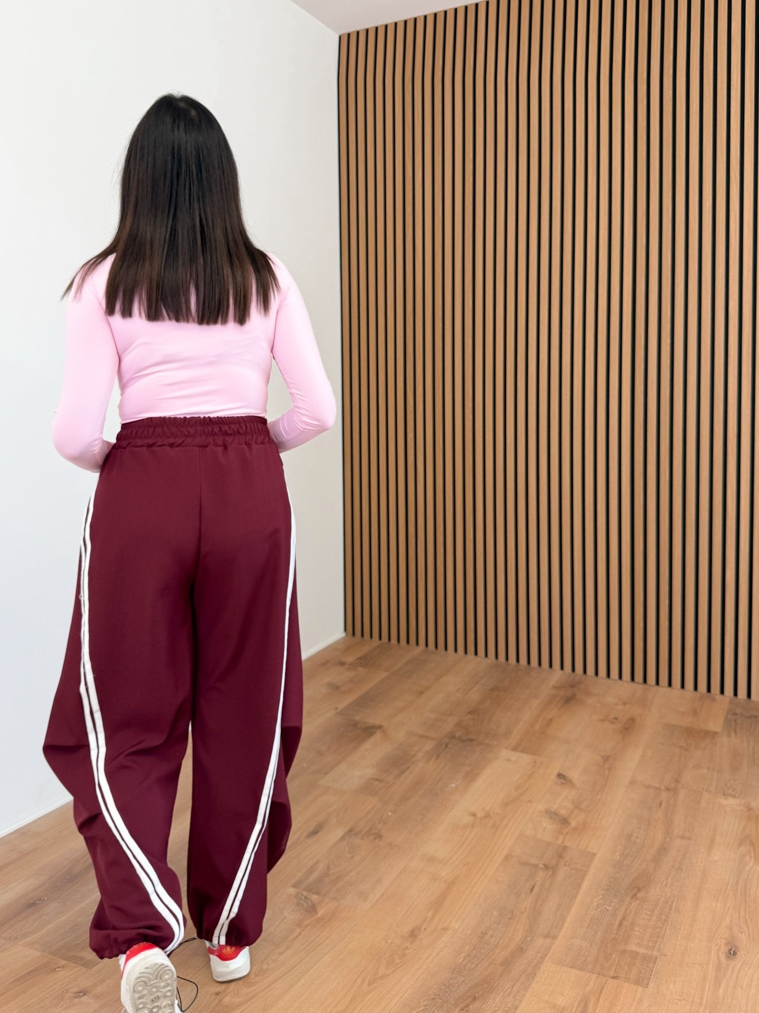 Pantalone Stripe - Bordeaux - SAINTH