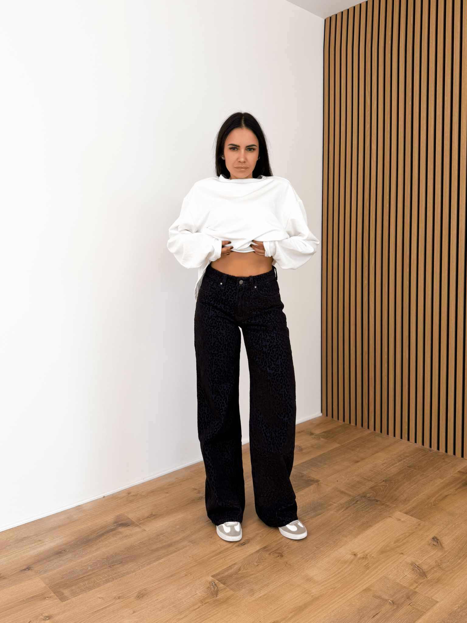 Jeans Leo Velevet - Denim Scuro - SAINTH