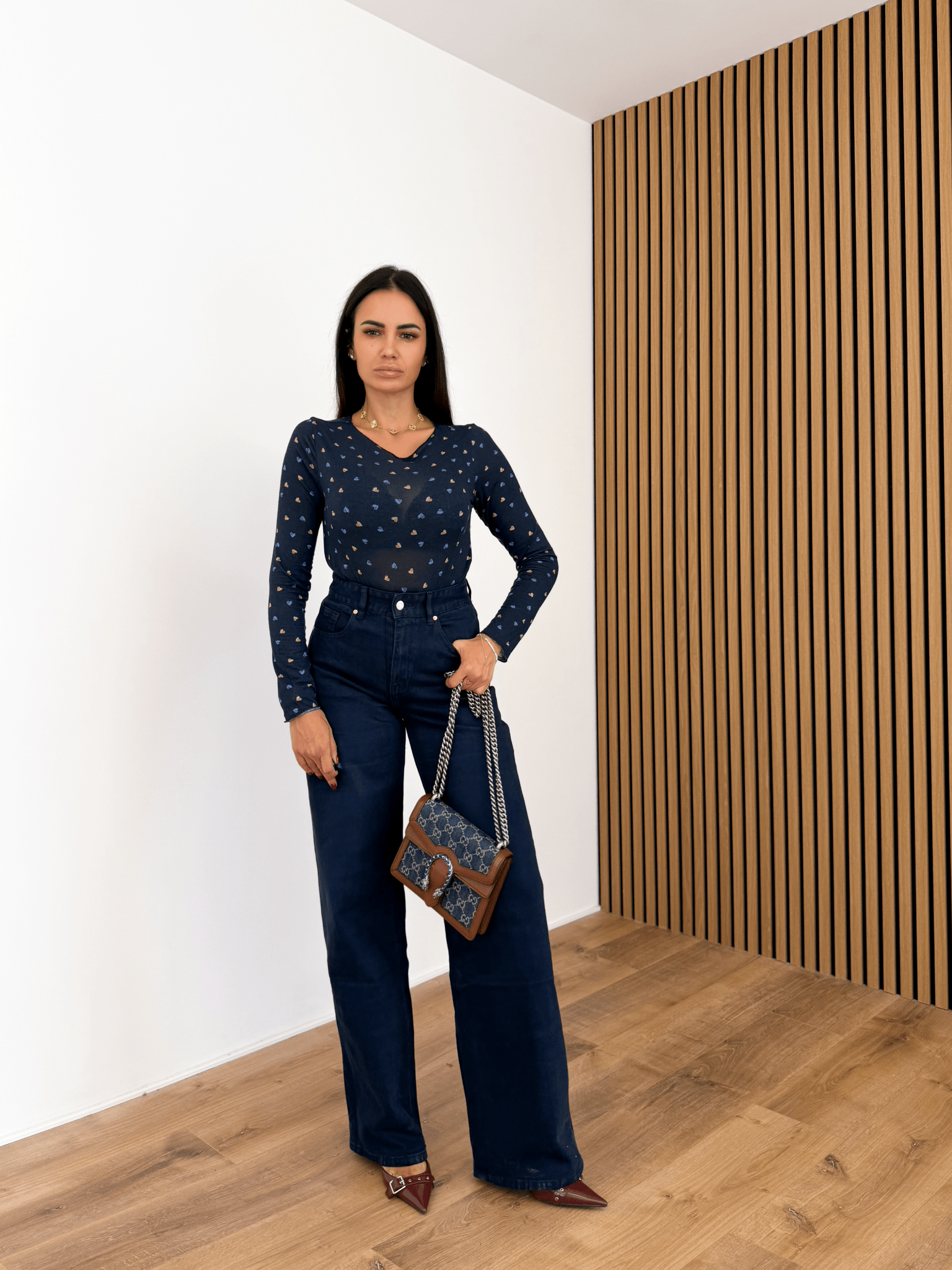 Jeans Palazzo - Blu Notte - SAINTH