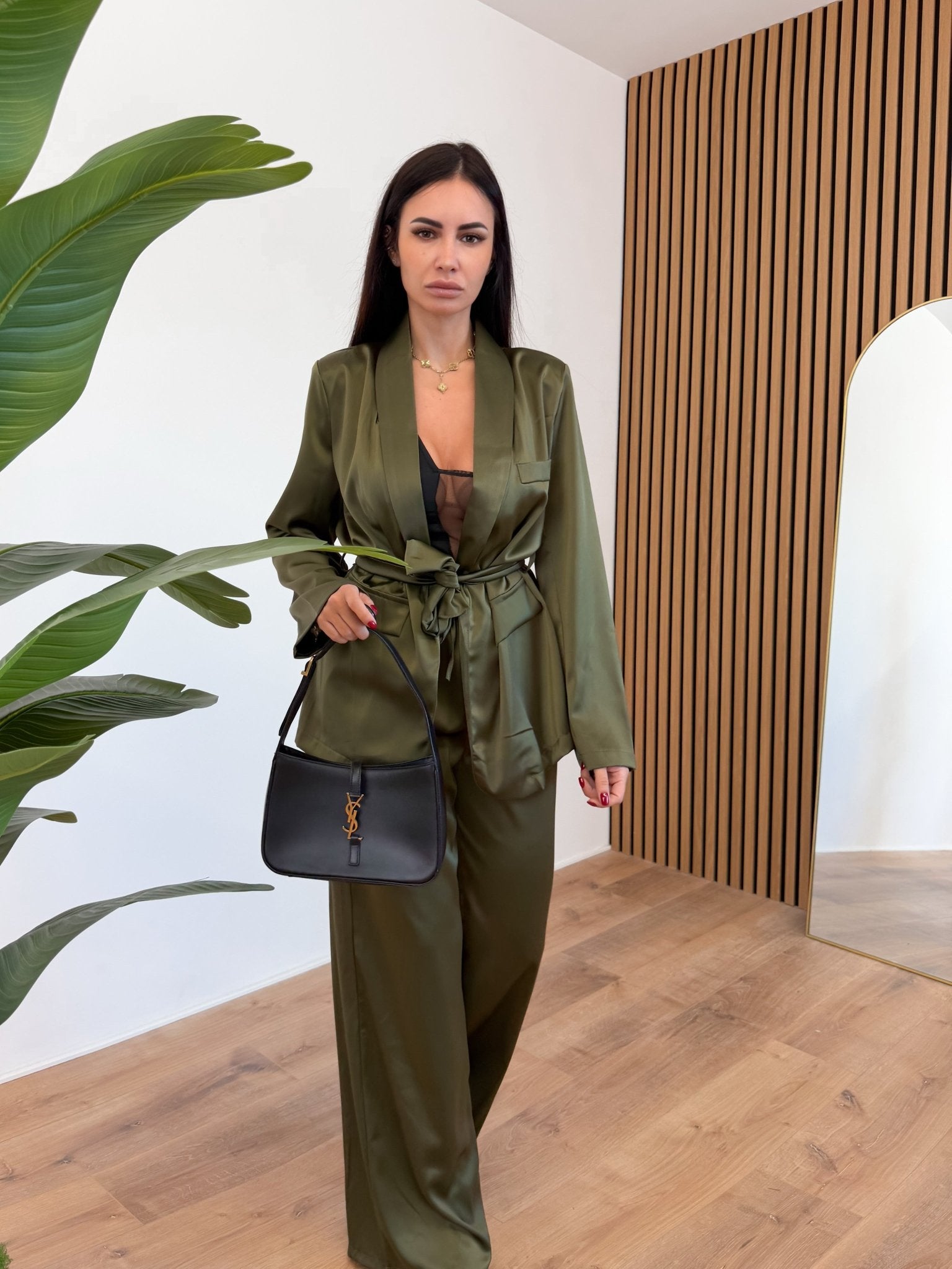 Coordinato Satin - Army Green - SAINTH