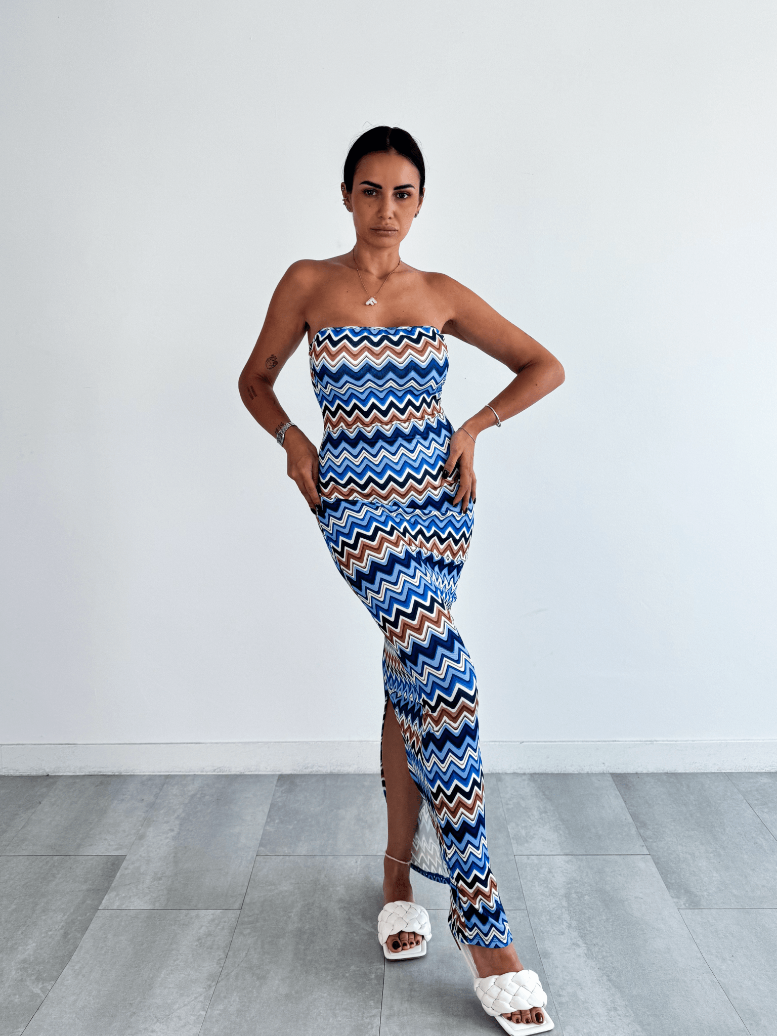 Abito Baroncella - Blu - SAINTH