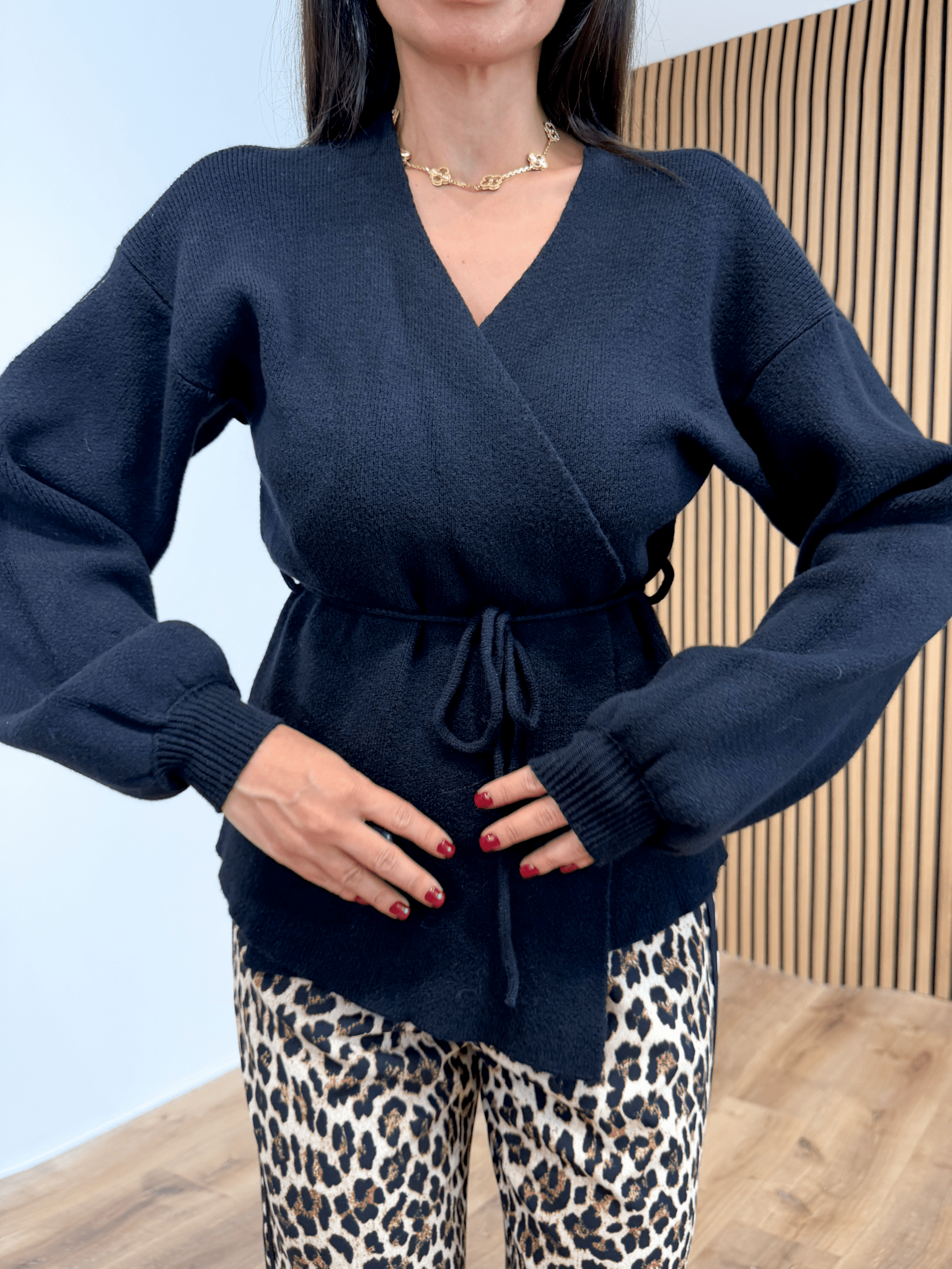 Cardigan Haven - Nero - SAINTH