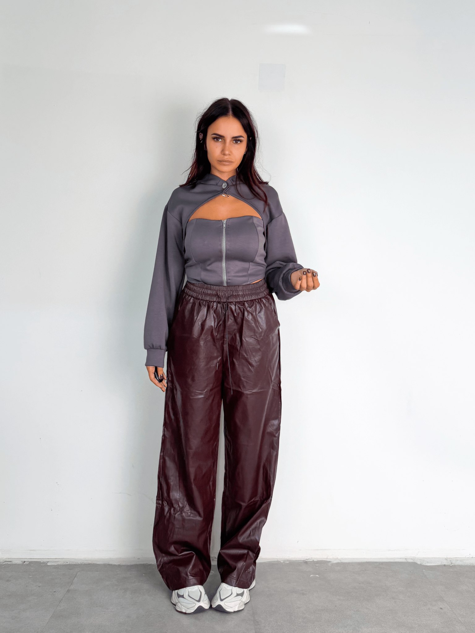 Set Corpetto + Coprispalle - Grigio - SAINTH