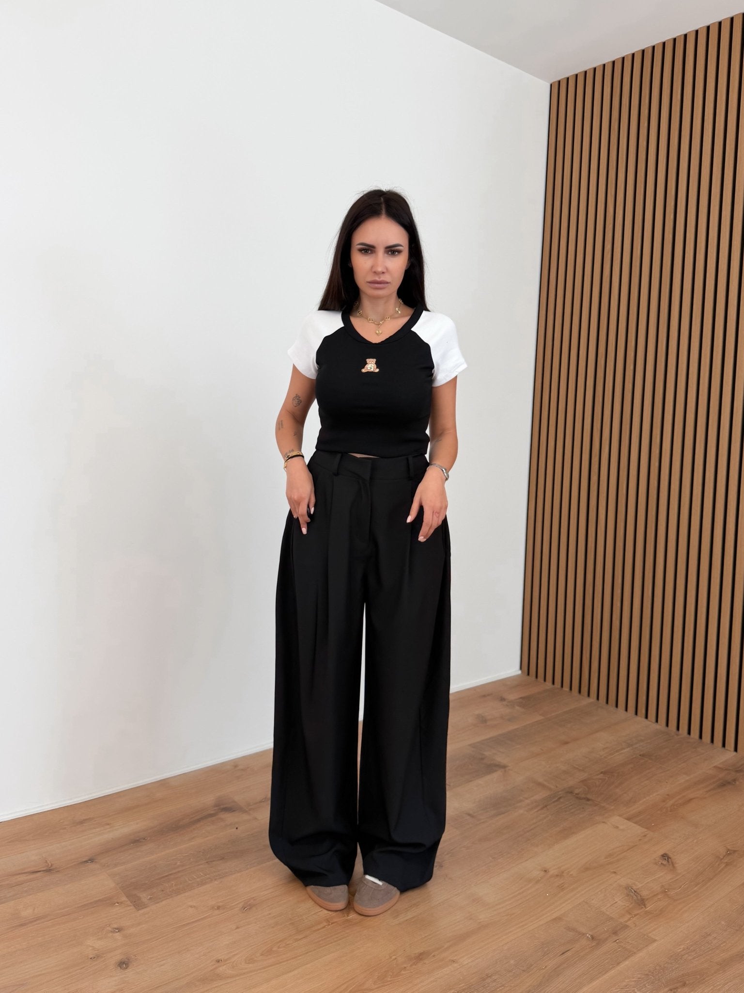 Pantalone Nascous - Nero - SAINTH