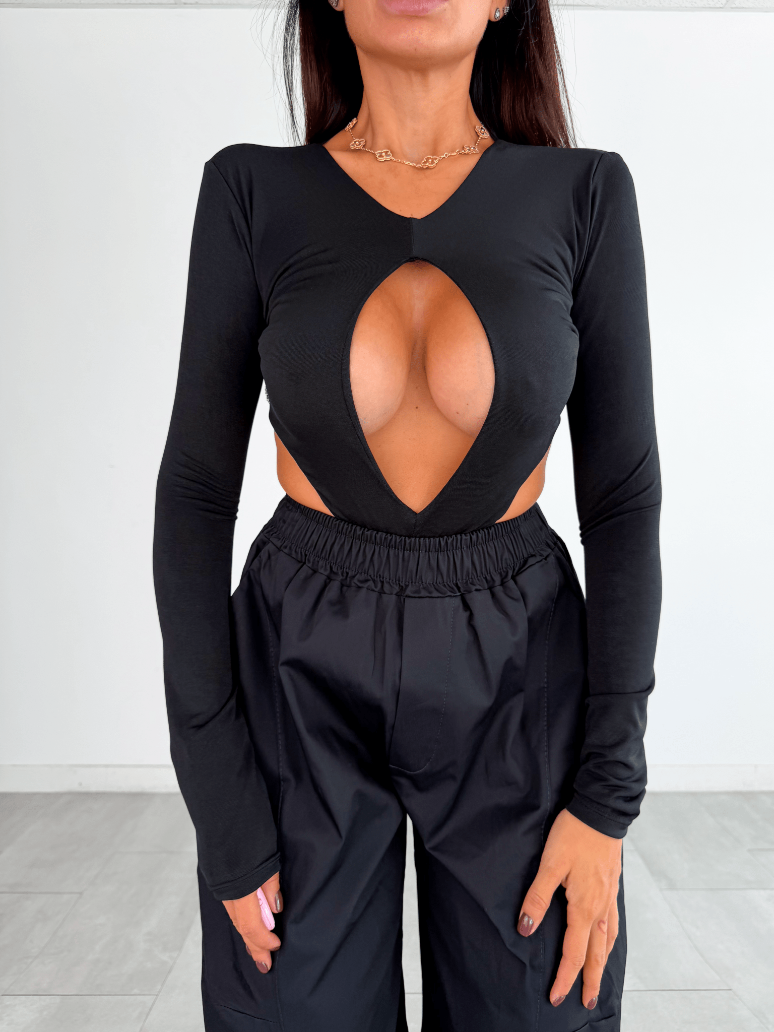 Pantalone Ampio - Nero - SAINTH