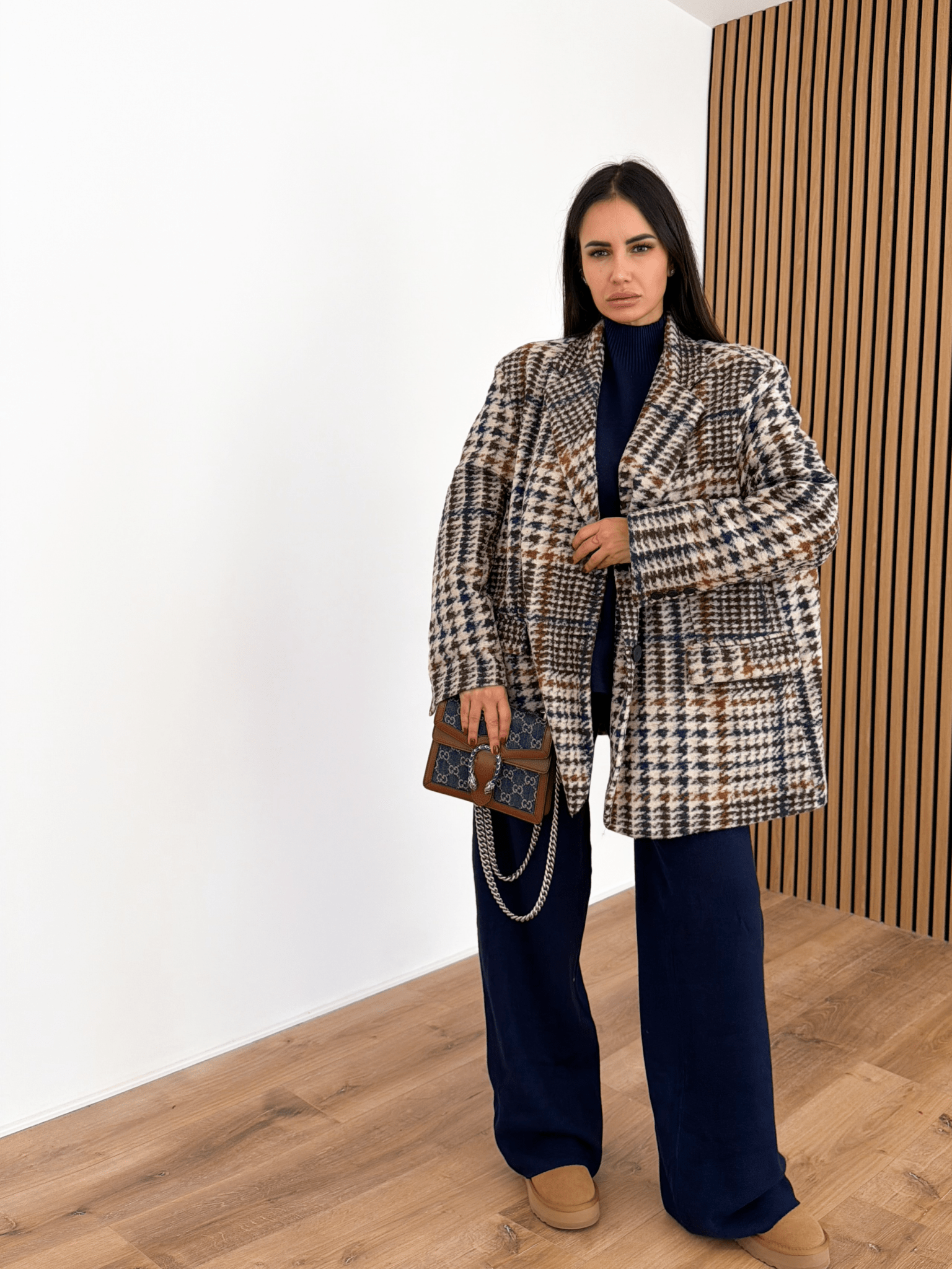 Cappotto Blazer PDP - Blu e Camel - SAINTH