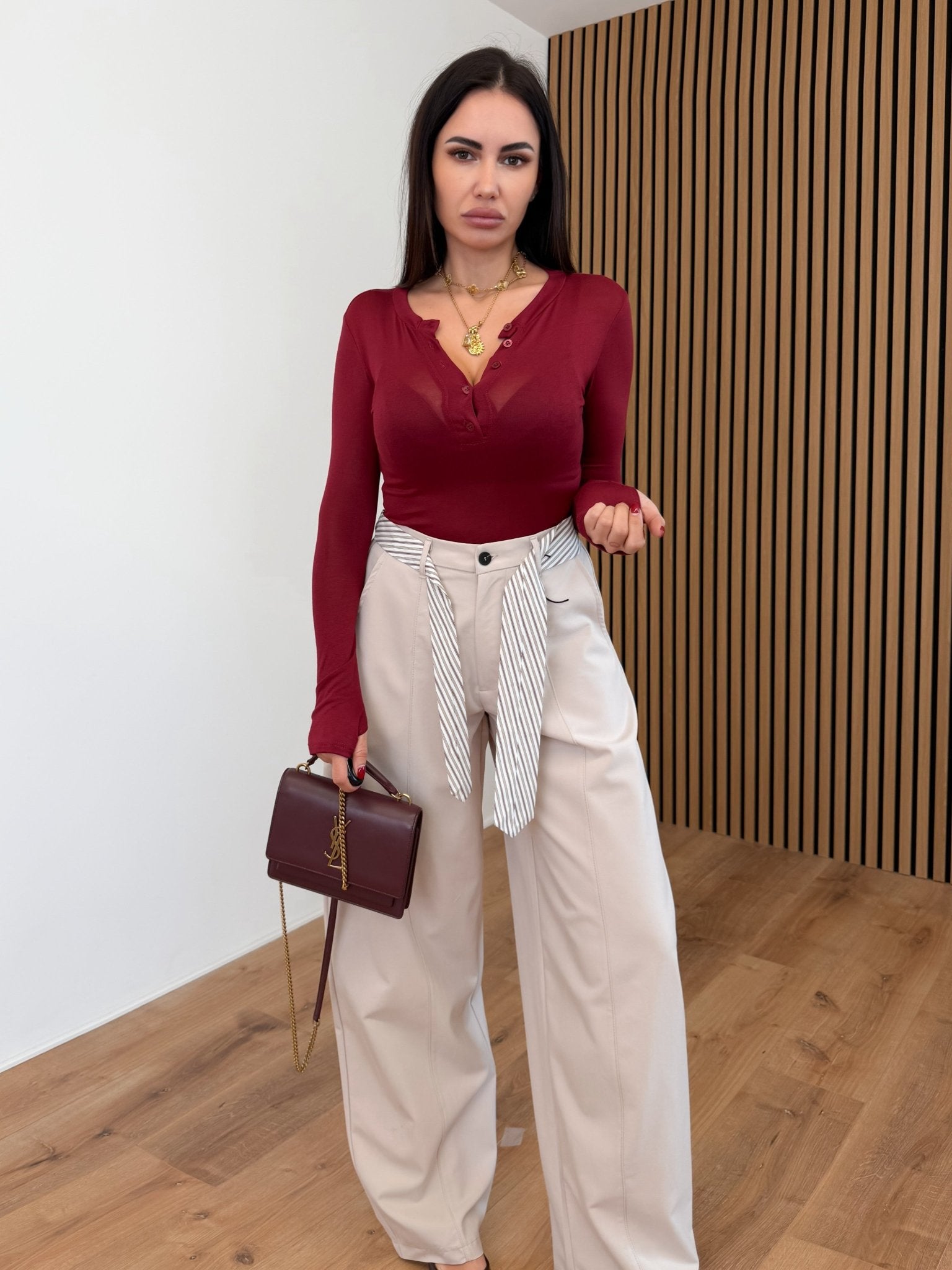 Maglietta Serafino - Bordeaux - SAINTH