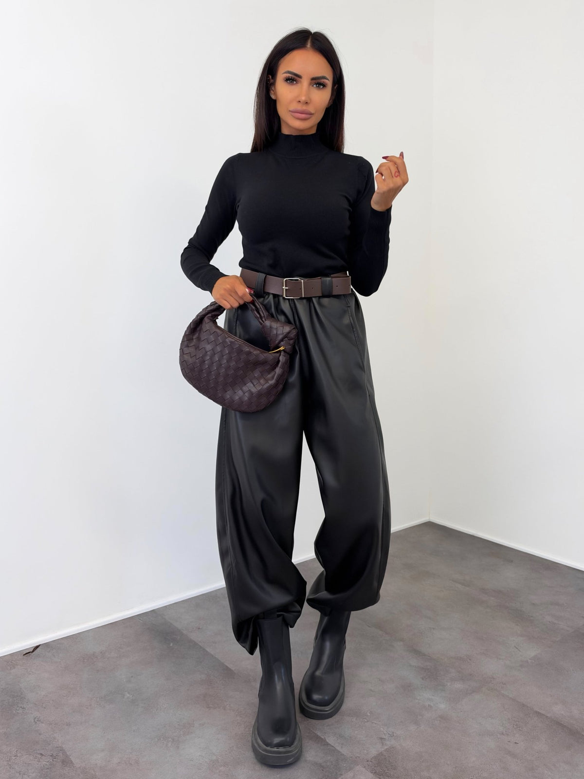 Dolcevita Collo Alto - Nero - SAINTH