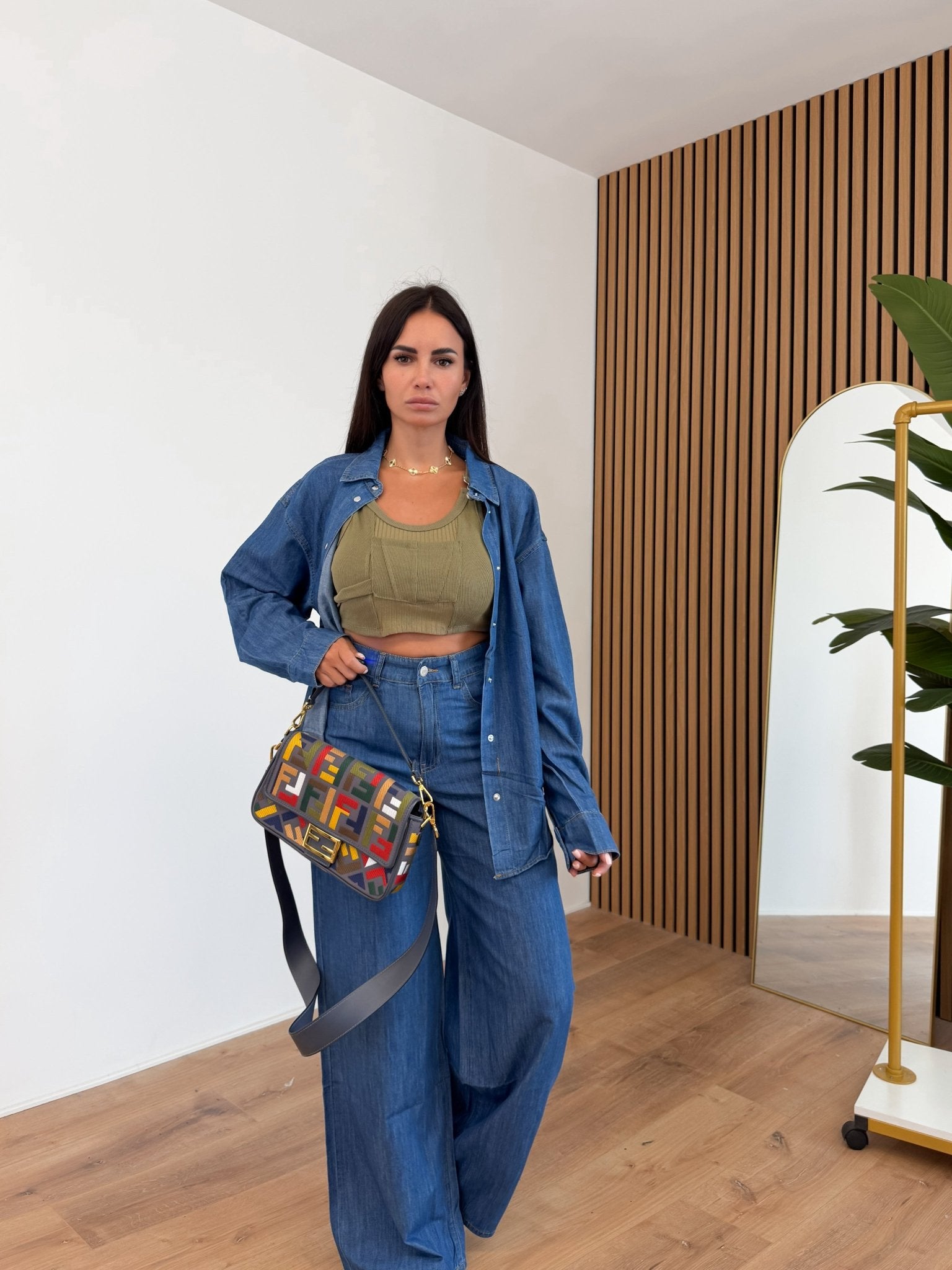 Coordinato H5233 - Denim - SAINTH