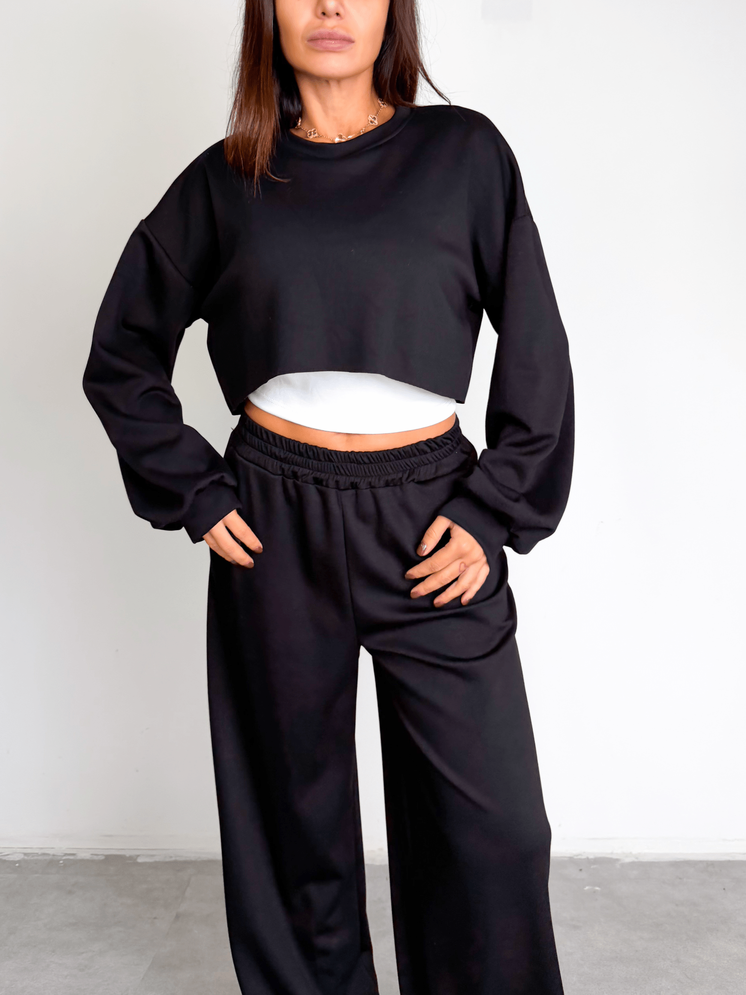 Felpa Active 2in1 - Nera - SAINTH