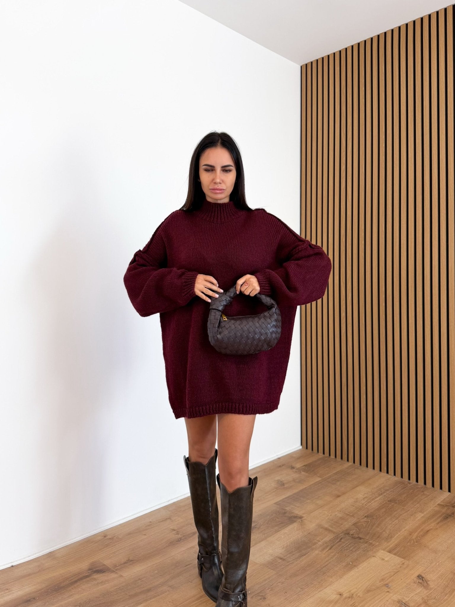 Maxi Pull Ocean - Bordeaux - SAINTH