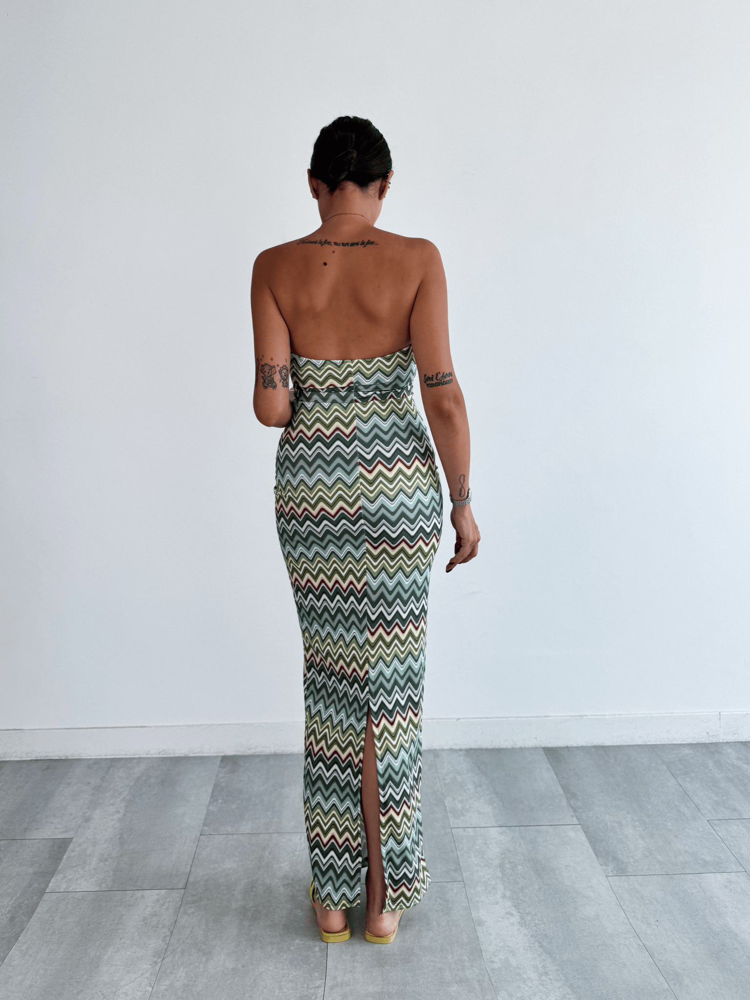 Abito Baroncella - Army Green - SAINTH