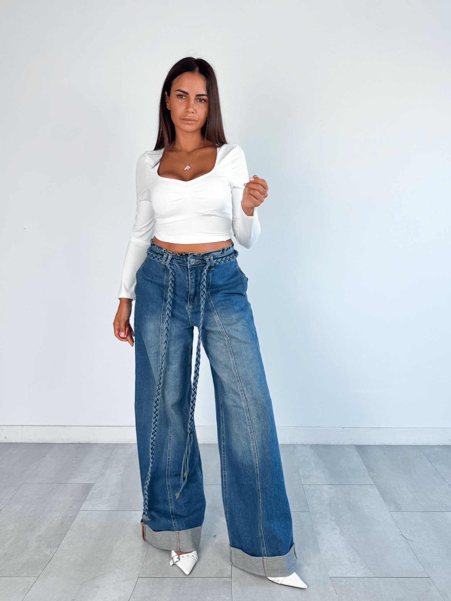 Jeans Treccina - Blu Denim - SAINTH