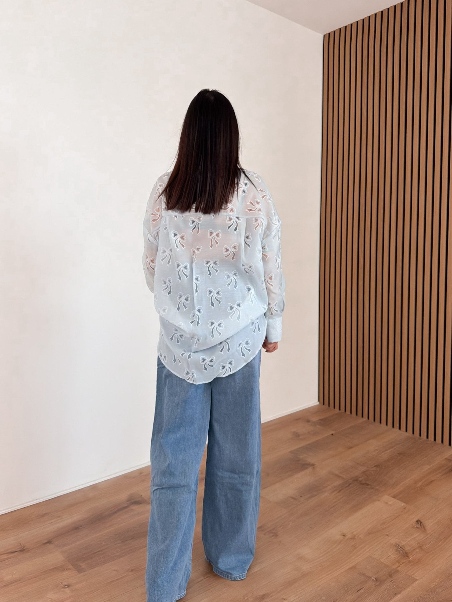 Maxi Camicia Fiocchi - Celeste - SAINTH