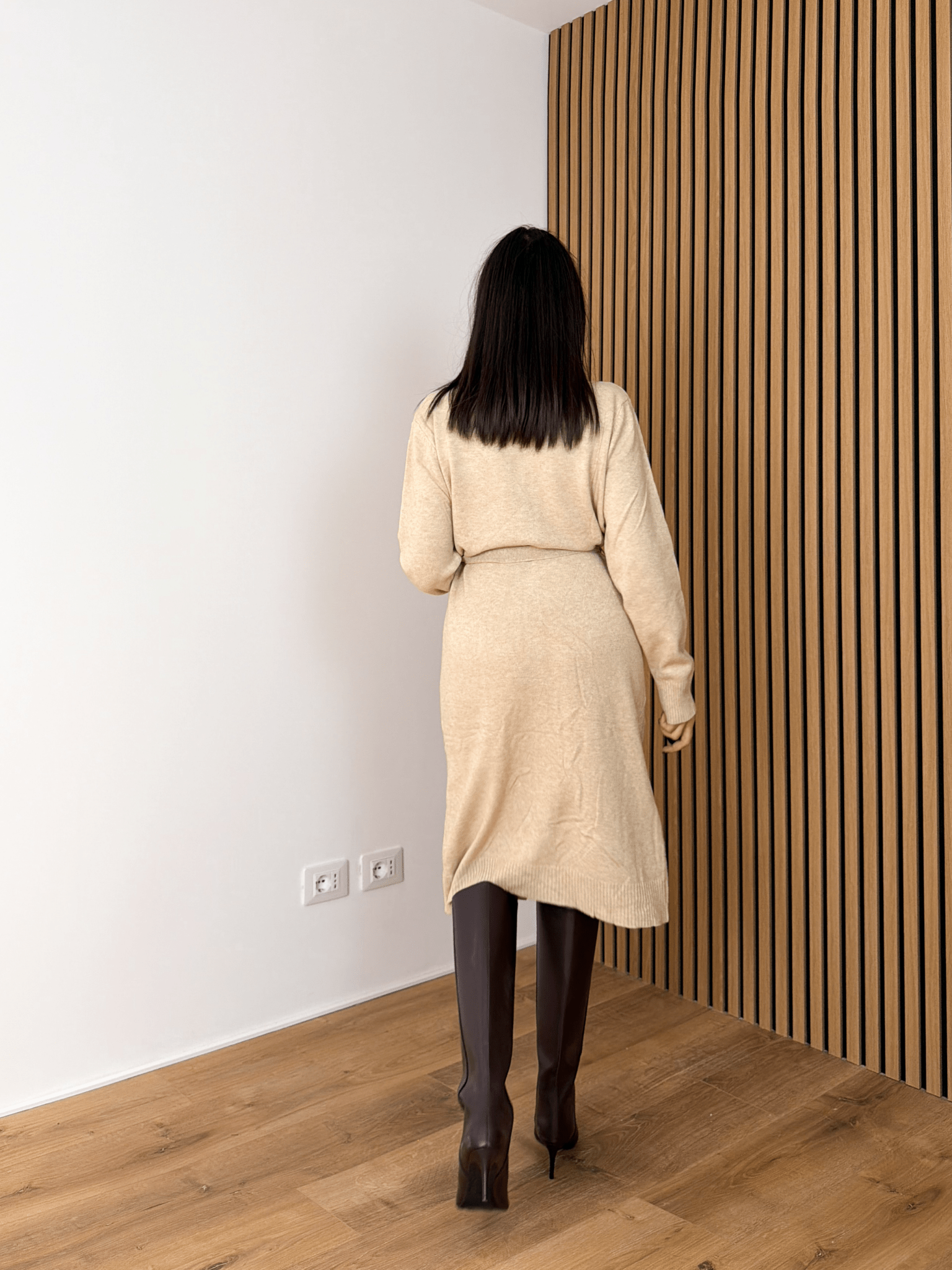 Abito In Maglia Comfort - Beige - SAINTH