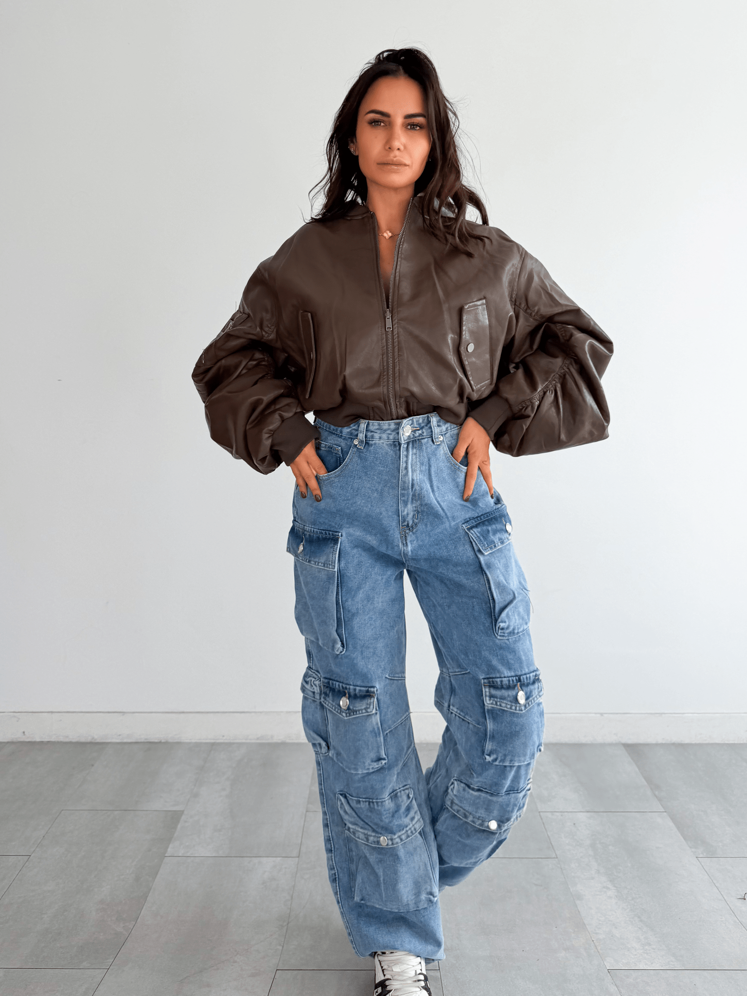 Pantalone Cargo Solution - Blu - SAINTH