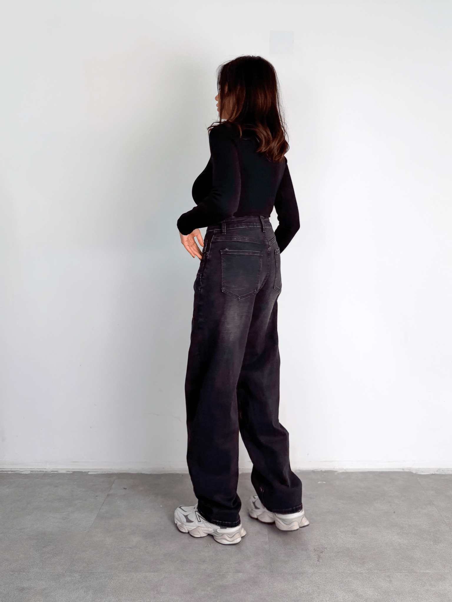 Pull Crop Coste - Nero - SAINTH