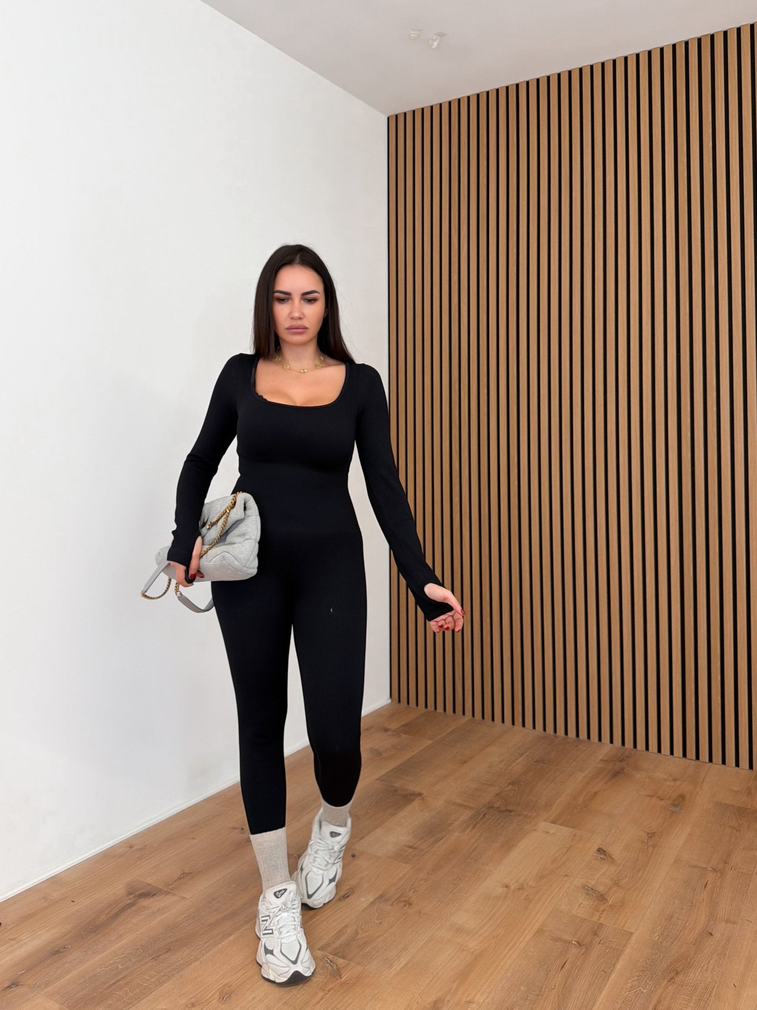 Tuta Intera Contenitiva - Nera - SAINTH