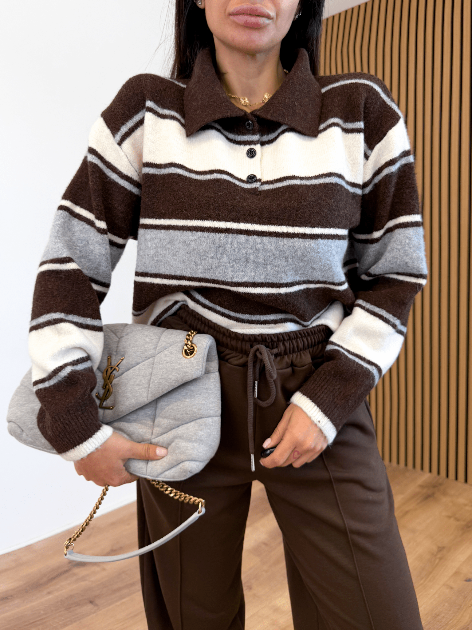 Pull Polo - Marrone - SAINTH