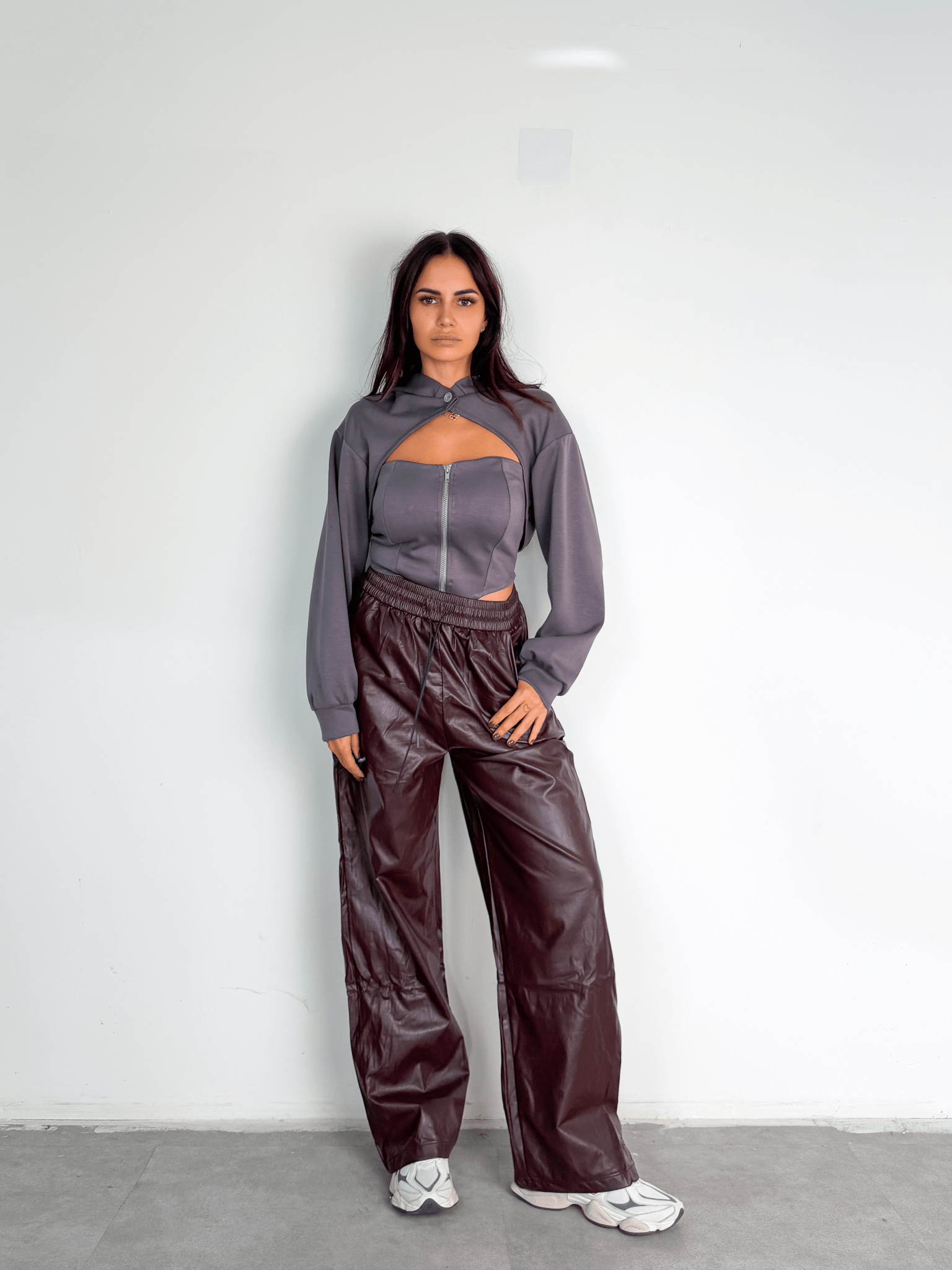 Set Corpetto + Coprispalle - Grigio - SAINTH