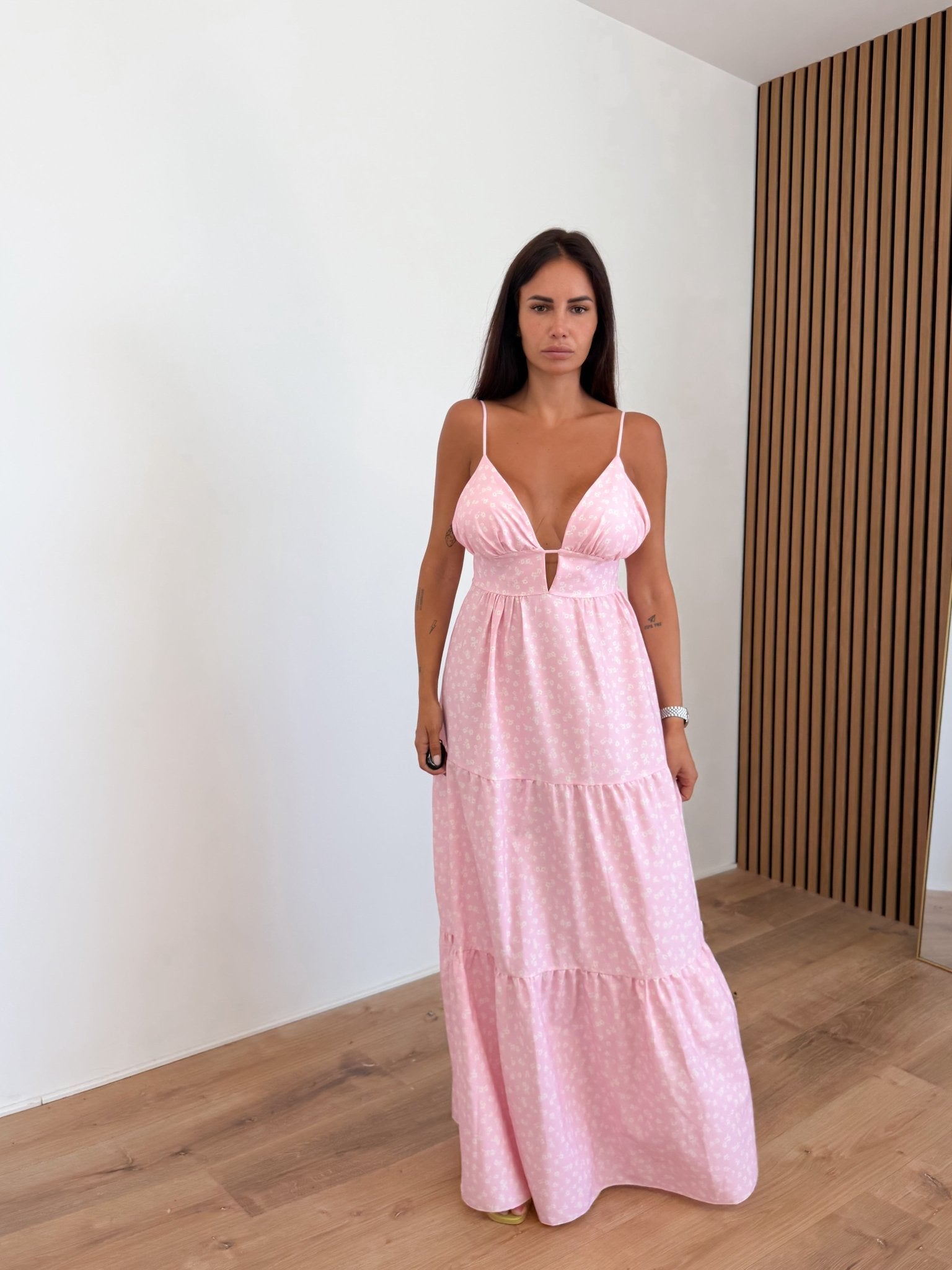 Abito Floreale - Rosa - SAINTH