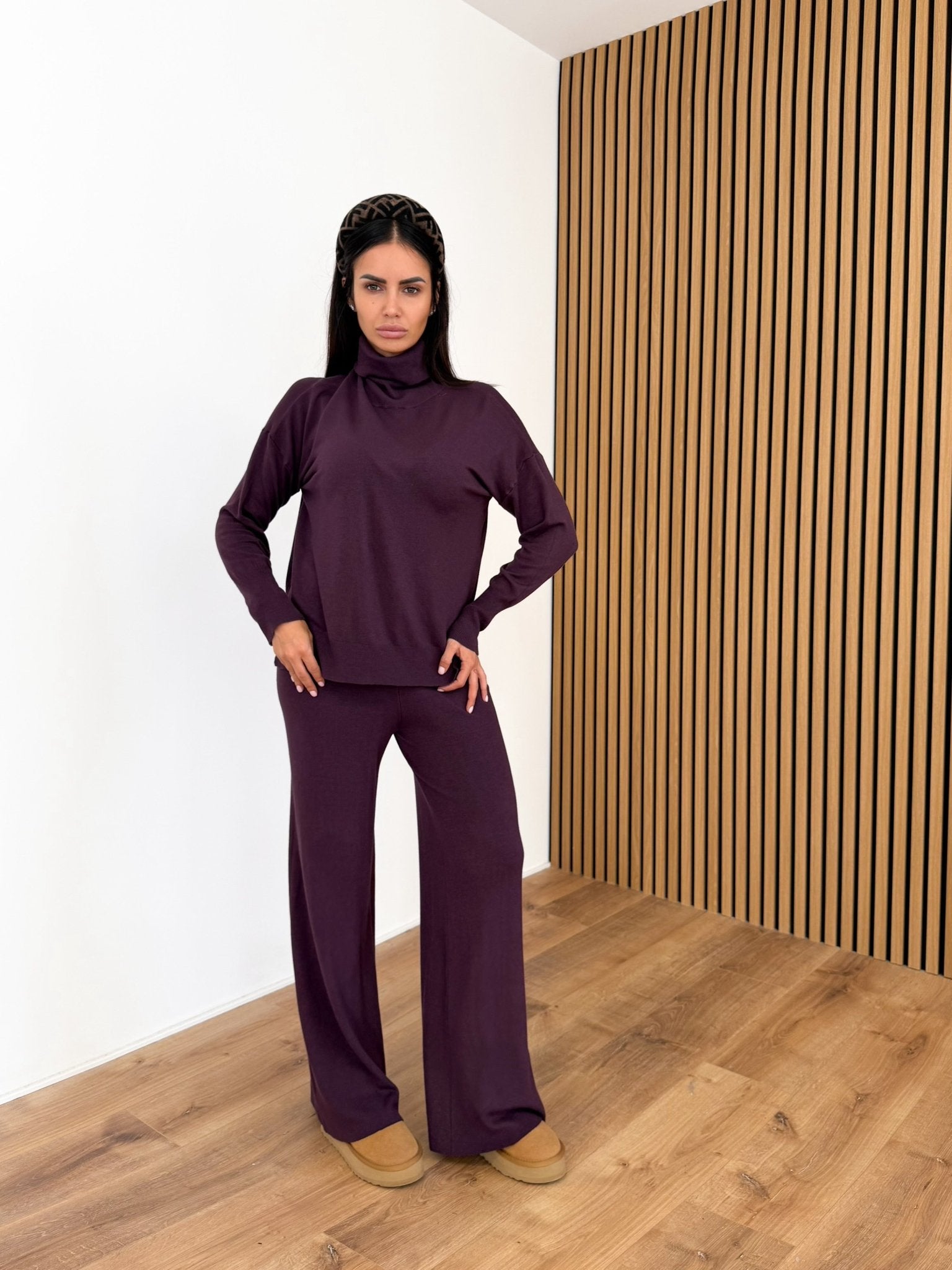 Coordinato Carezza - Melanzana - SAINTH