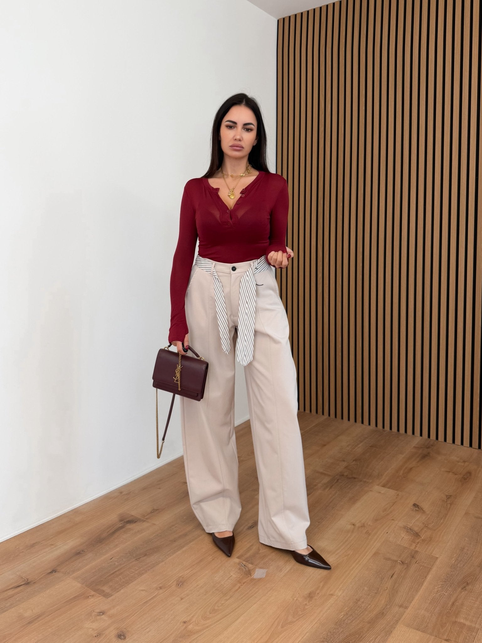 Maglietta Serafino - Bordeaux - SAINTH