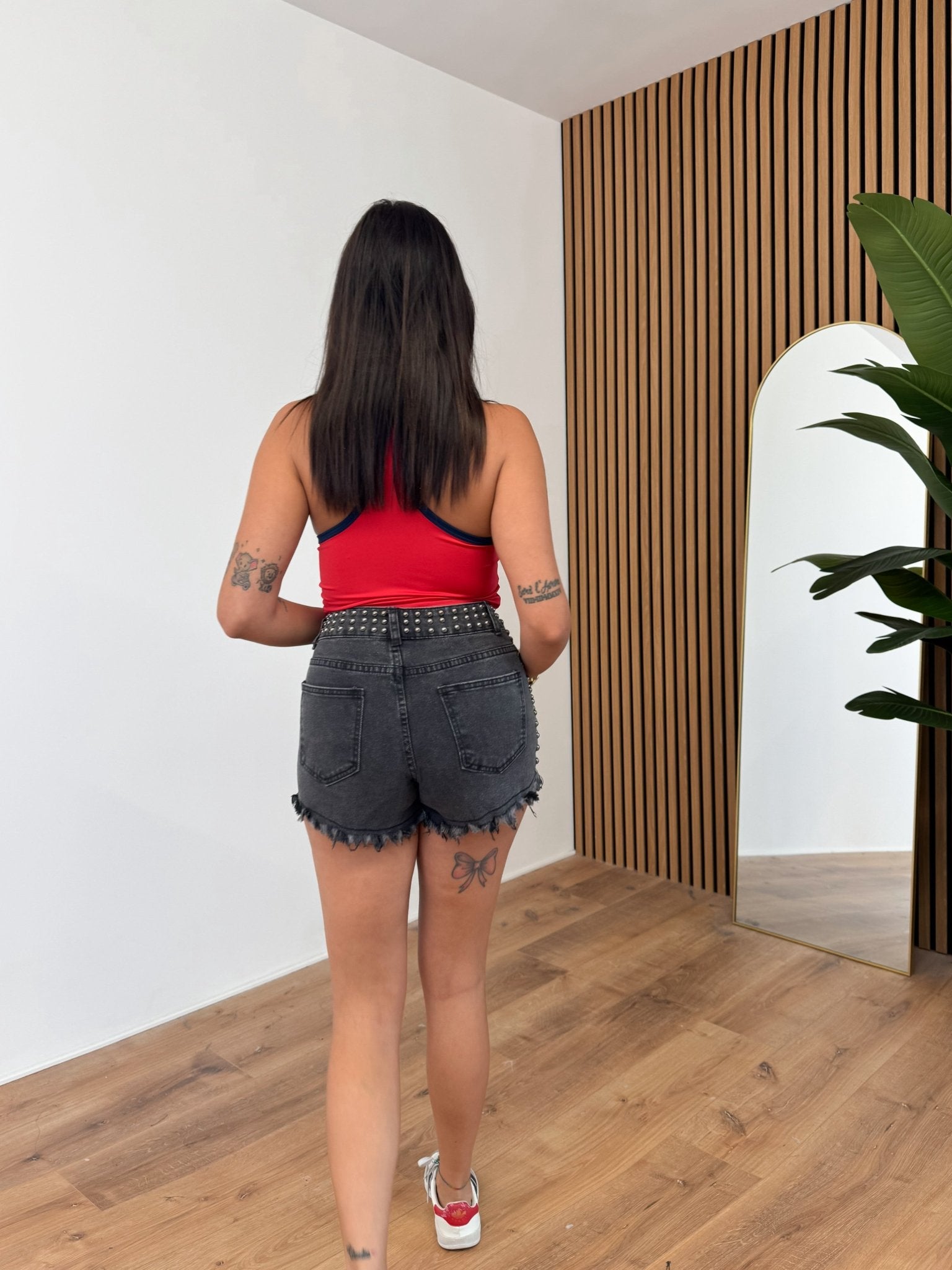Shorts Borchie - Nero - SAINTH