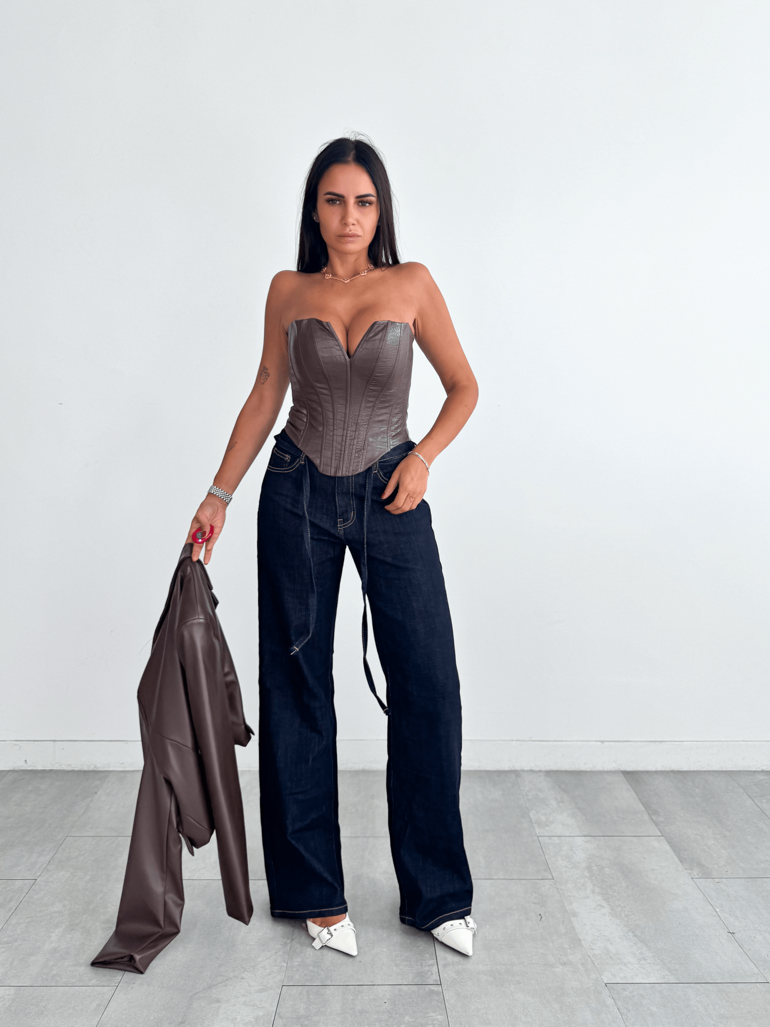 Jeans Laccio - Denim Scuro - SAINTH