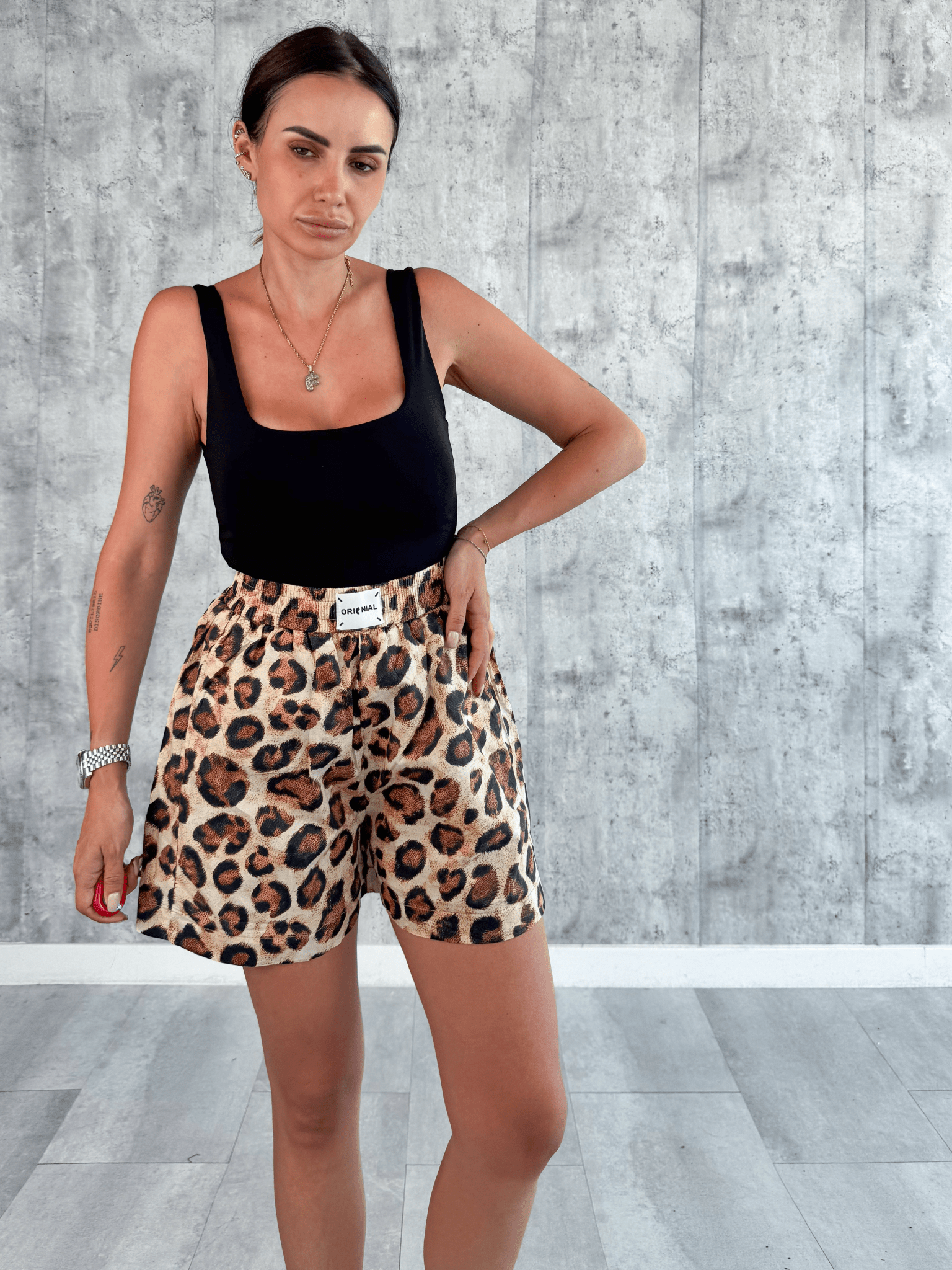 Pantaloncino Action Leo - Marrone - SAINTH