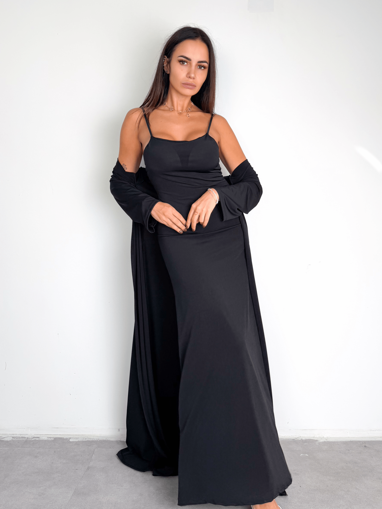 Set Abito + Cardigan - Nero - SAINTH