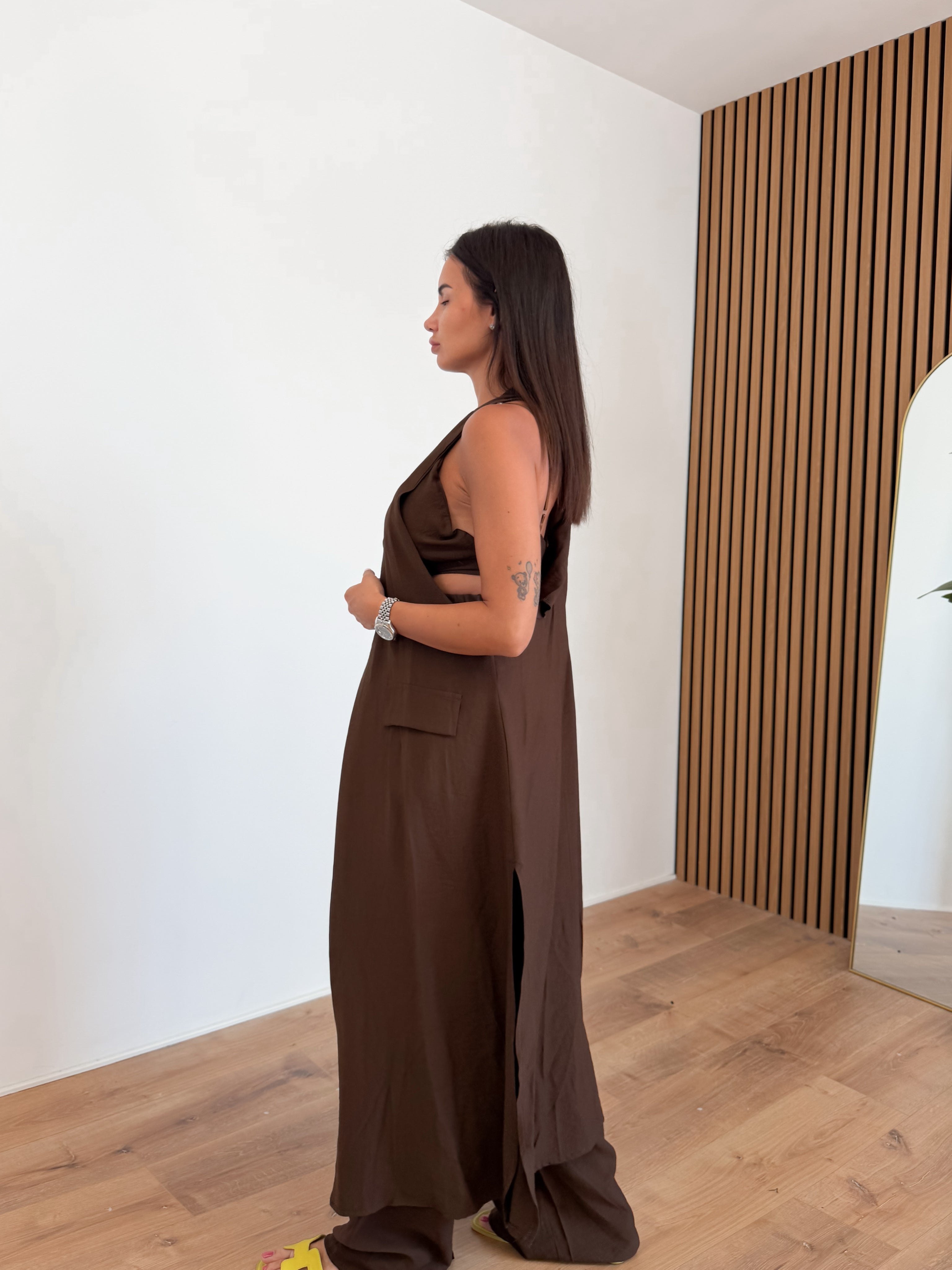 Coordinato Tris Medea - Marrone
