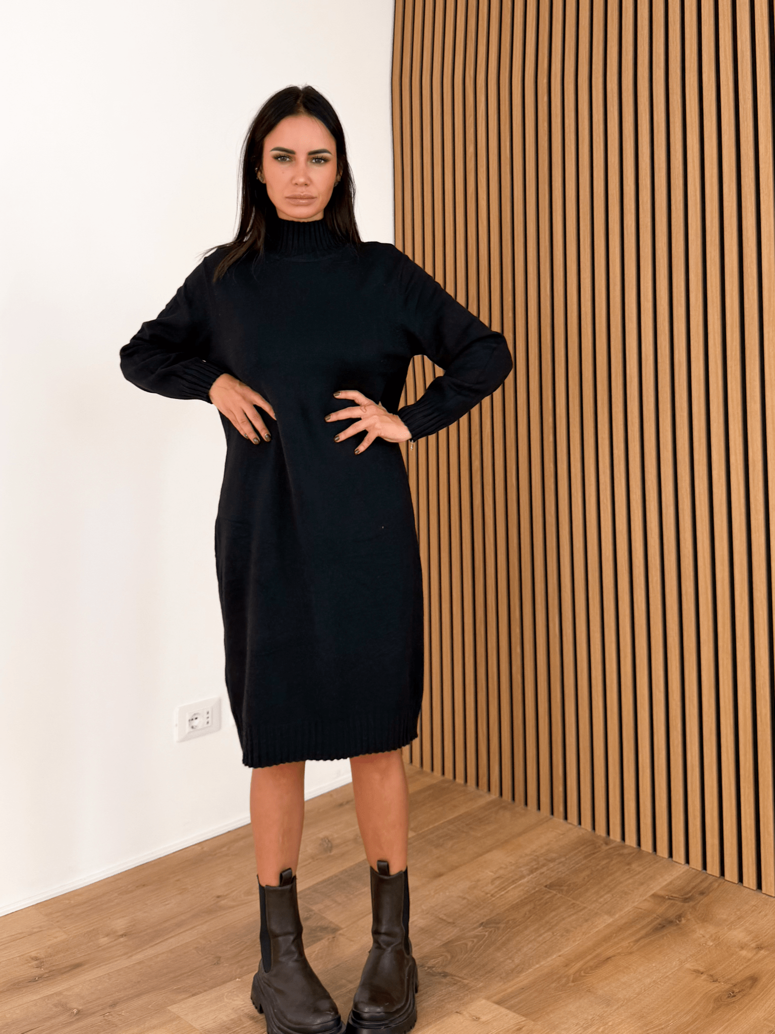 Pull Abito Harmony - Nero - SAINTH