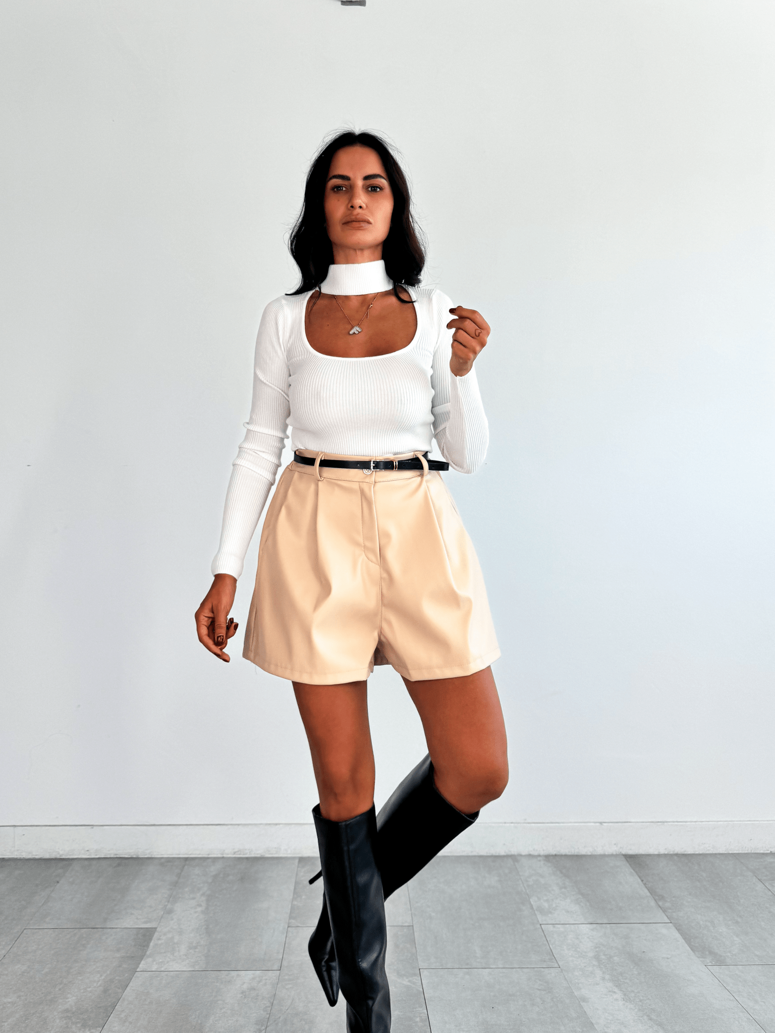 Pull Collar - Bianco - SAINTH