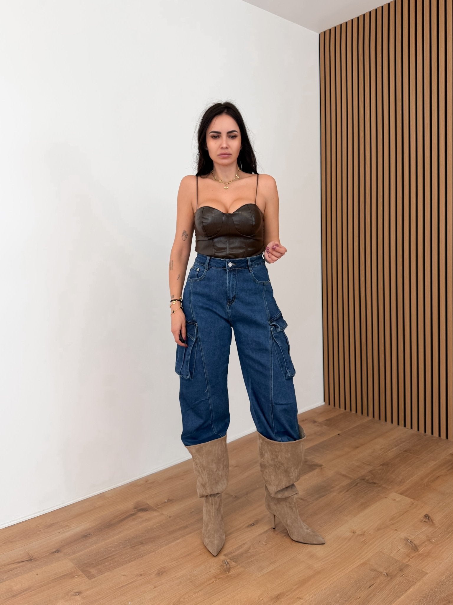 Cargo Parentesi - Denim - SAINTH
