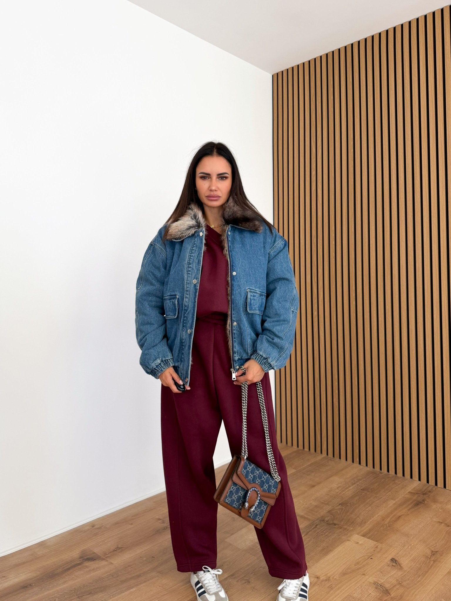 Giacchetto Bomber - Blu Denim - SAINTH