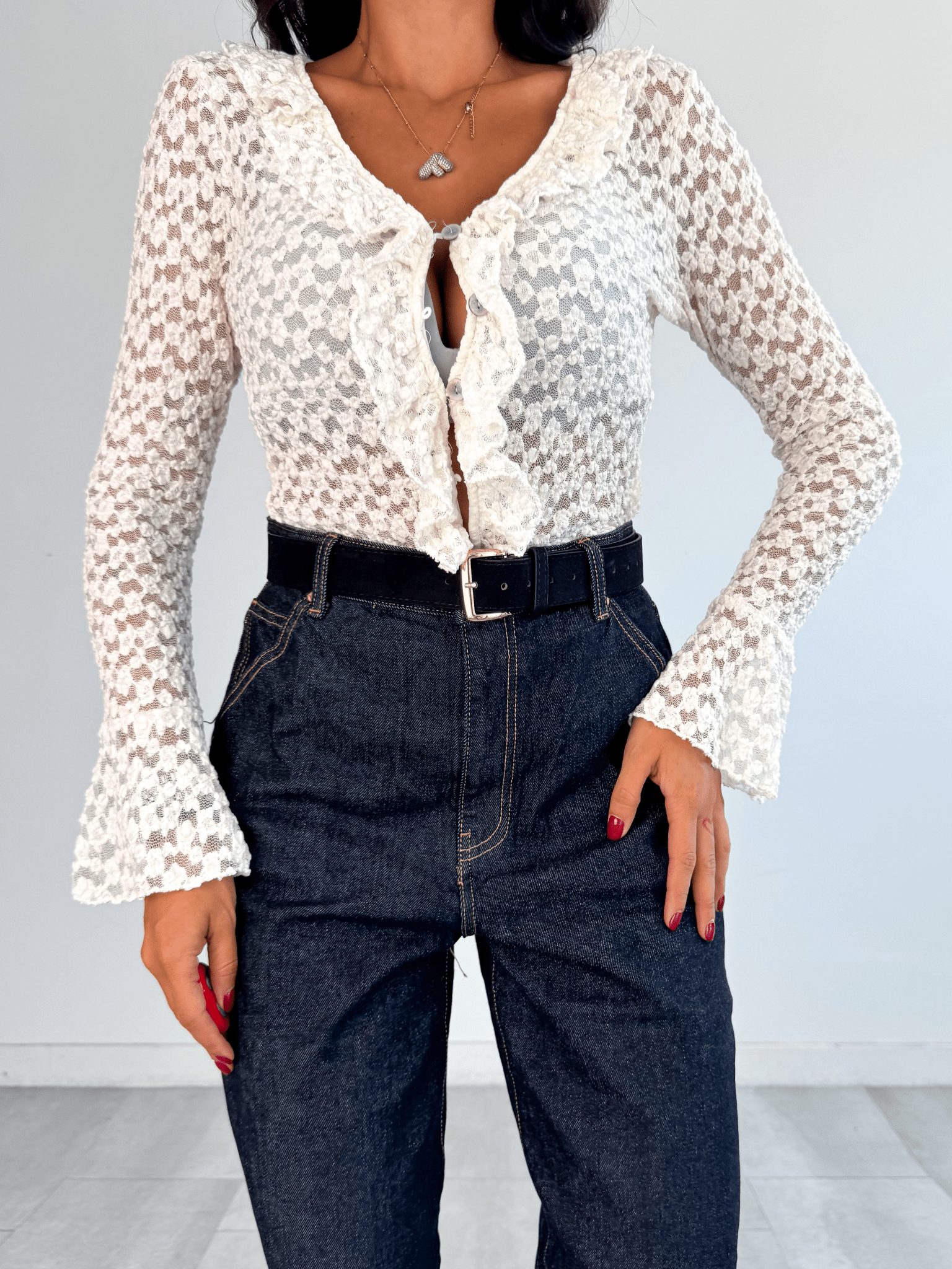 Jeans Oikos + Cintura - Denim - SAINTH