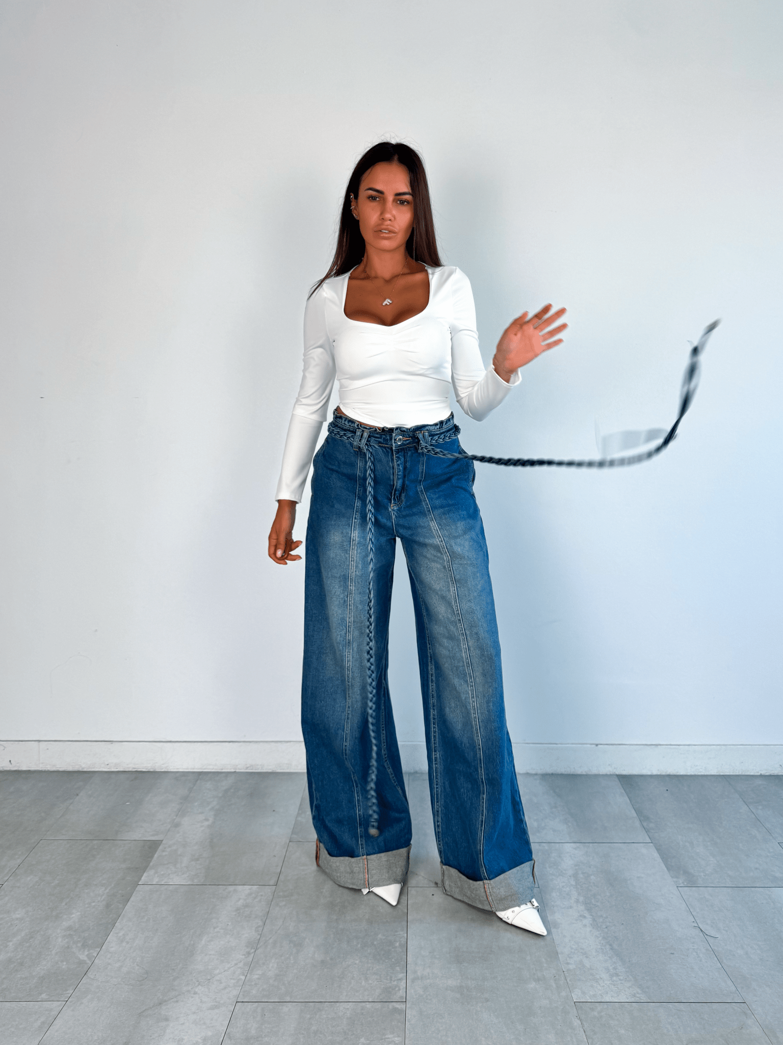 Jeans Treccina - Blu Denim - SAINTH