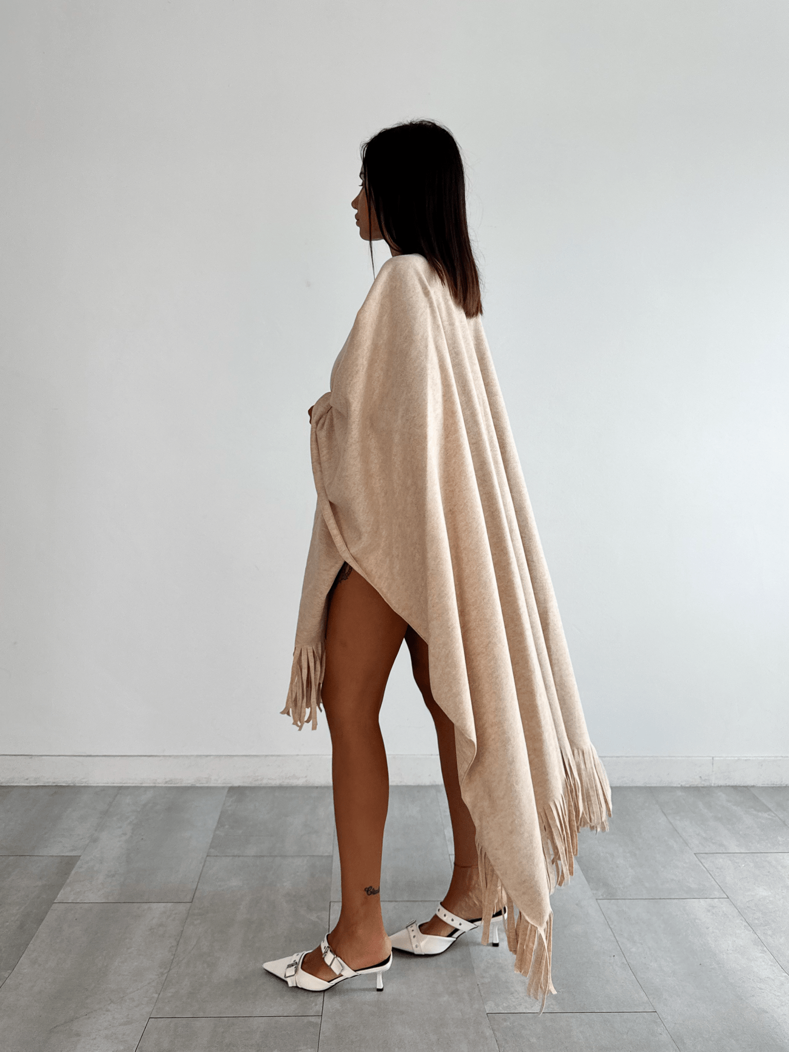 Mantella Fringe - Beige - SAINTH