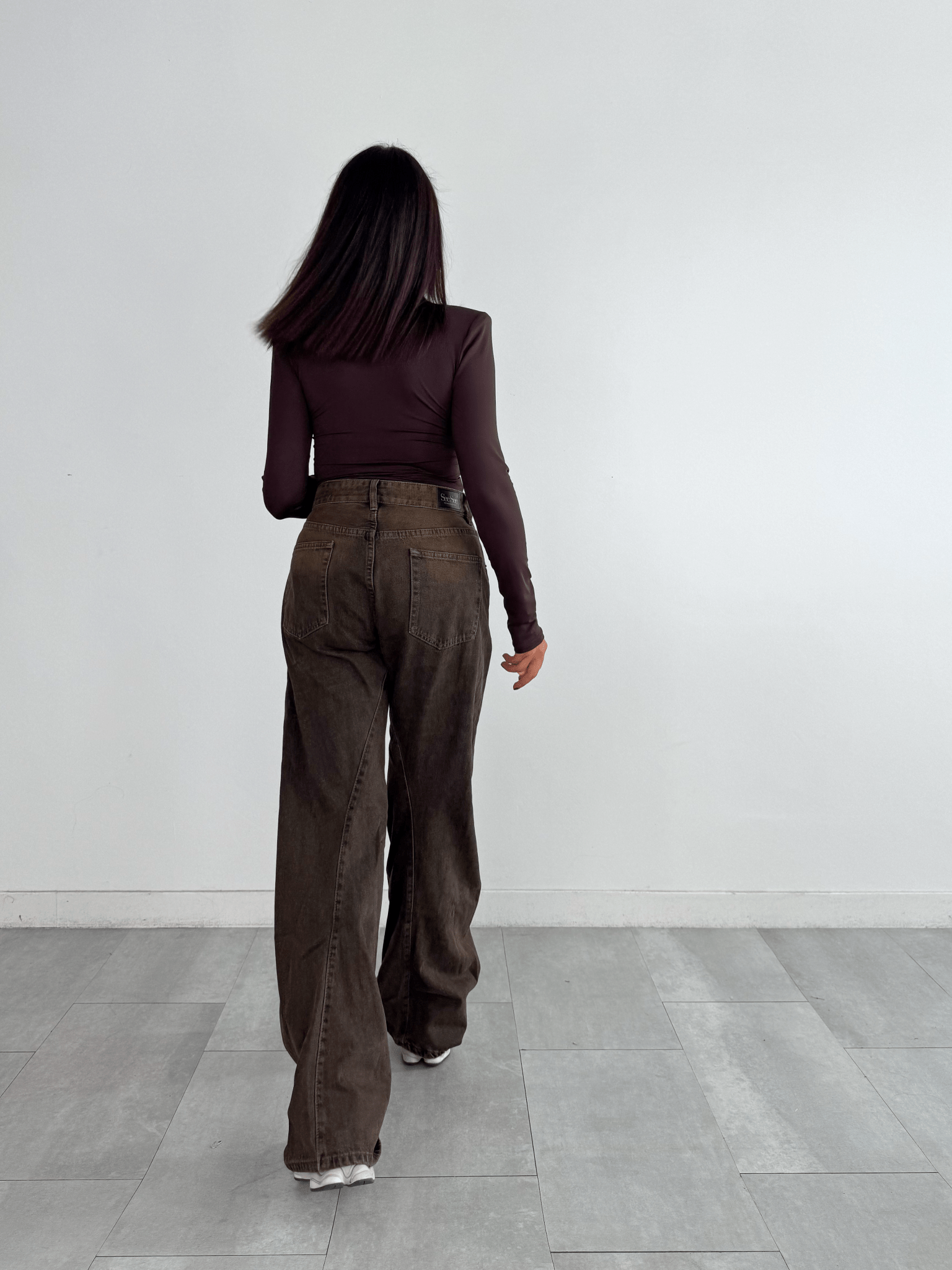 Jeans Polvere - Marrone - SAINTH