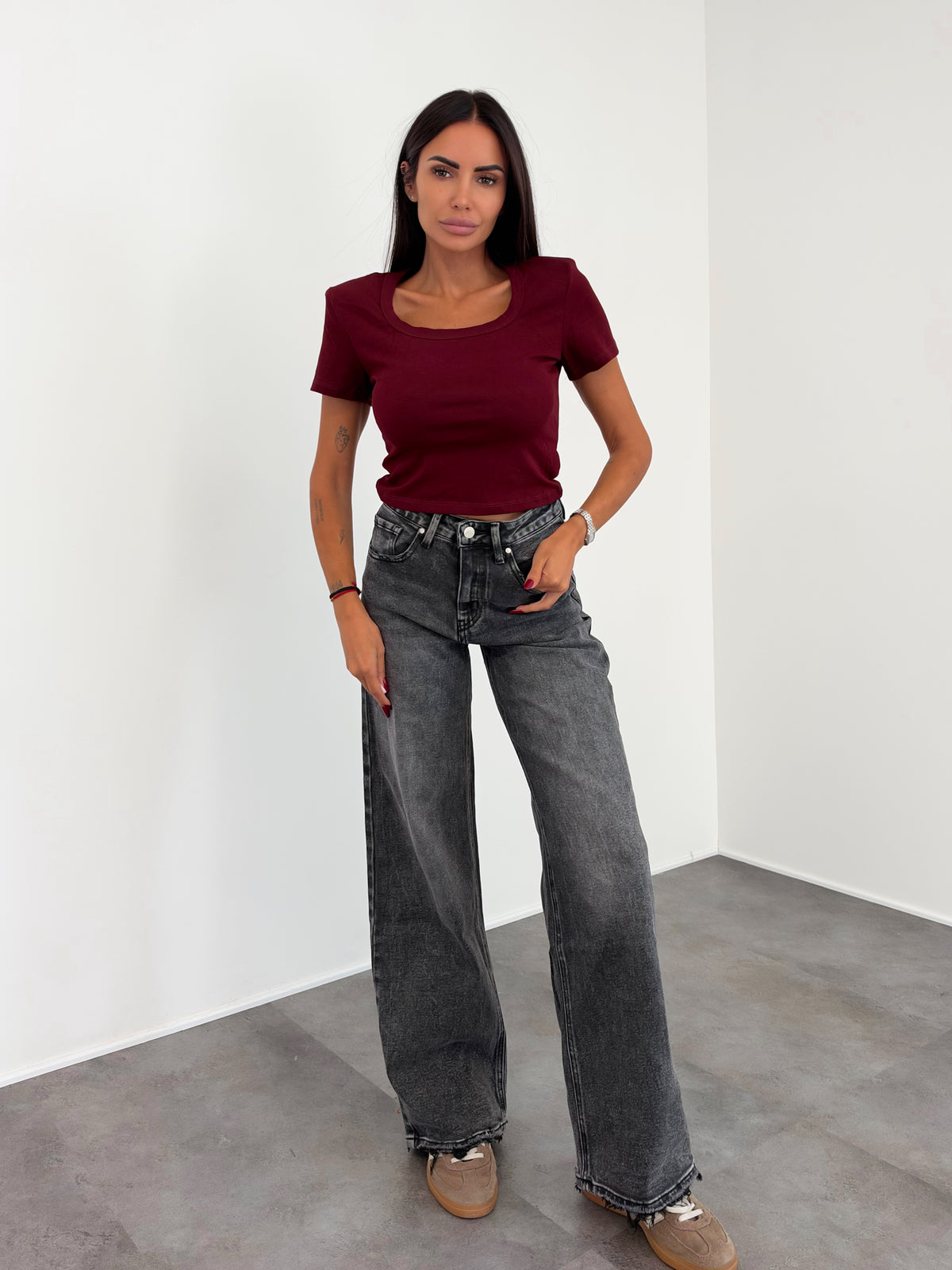 Maglia V76881 - Bordeaux