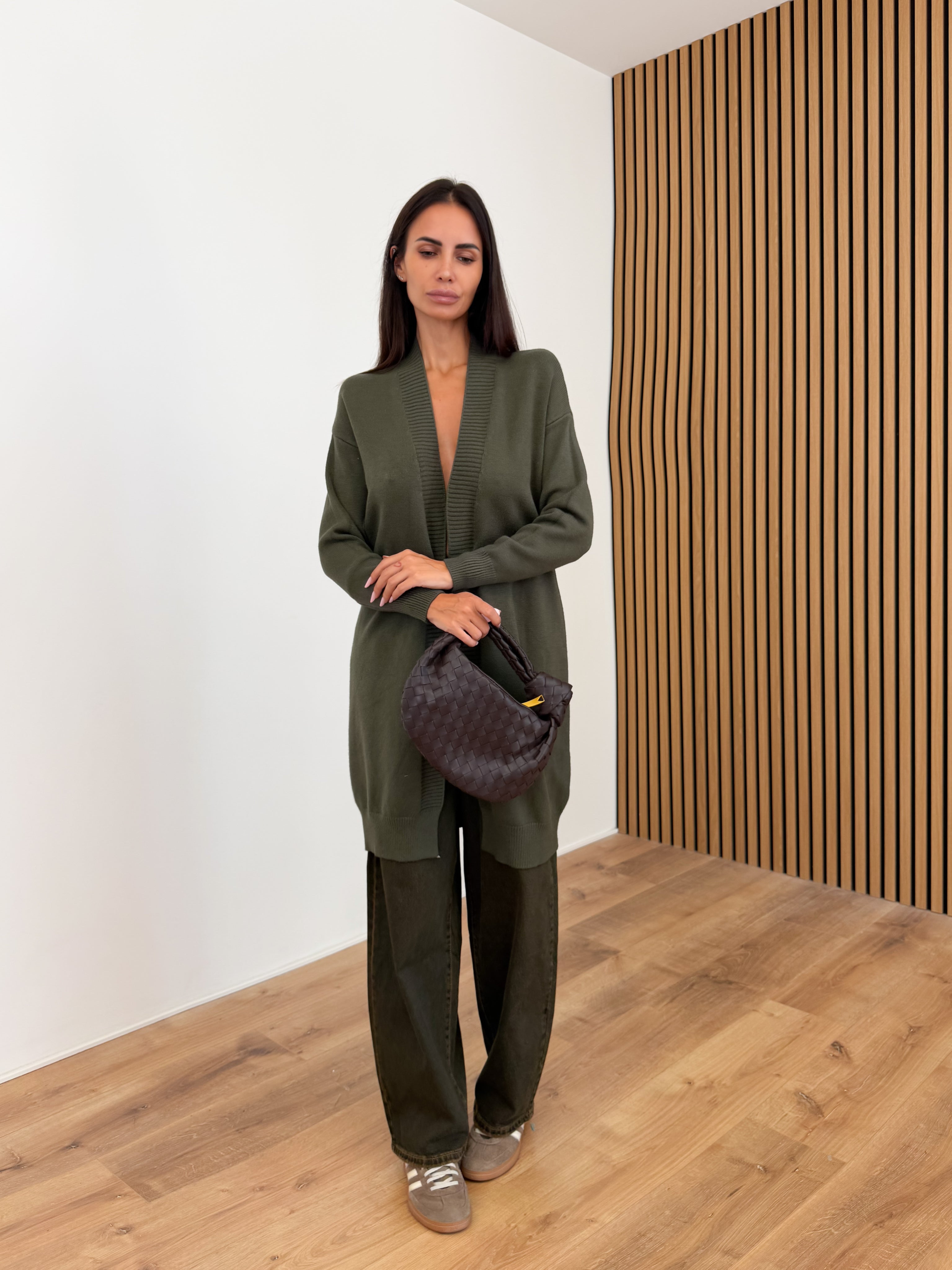 Cardigan Utility - Army Green