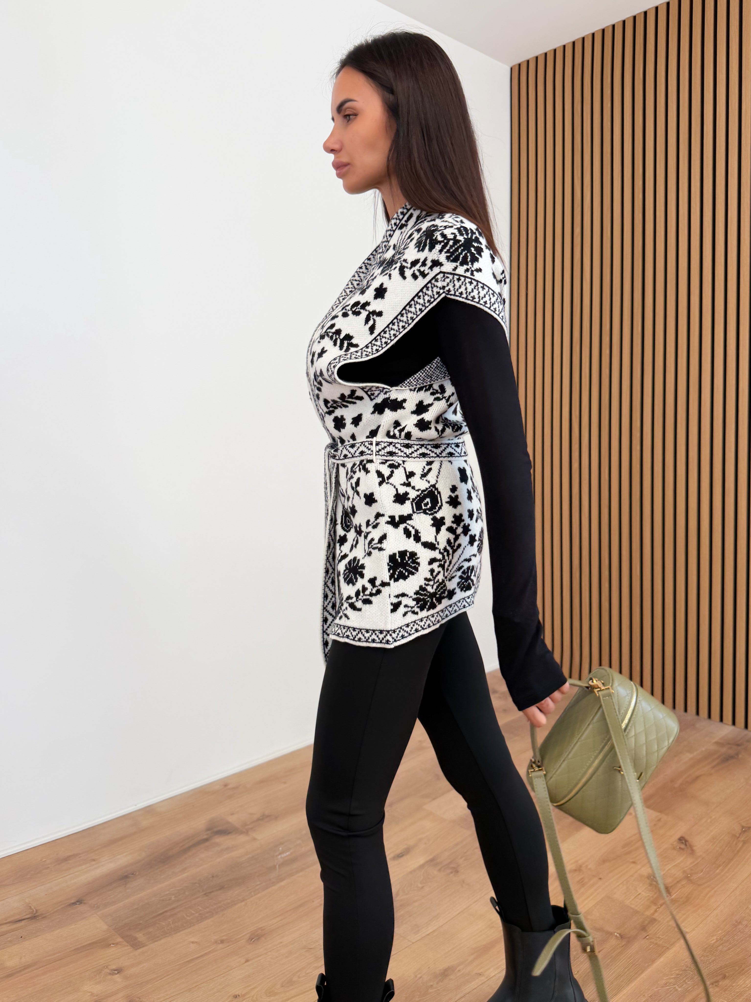 Gilet Ricamato - Bianco