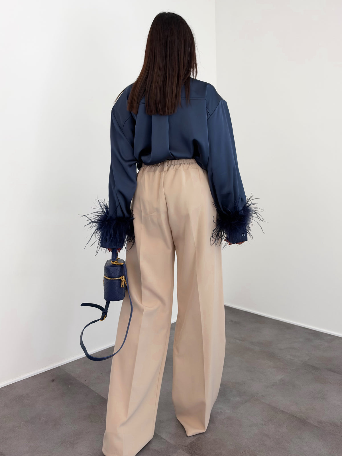 Camicia Plumette - Blu