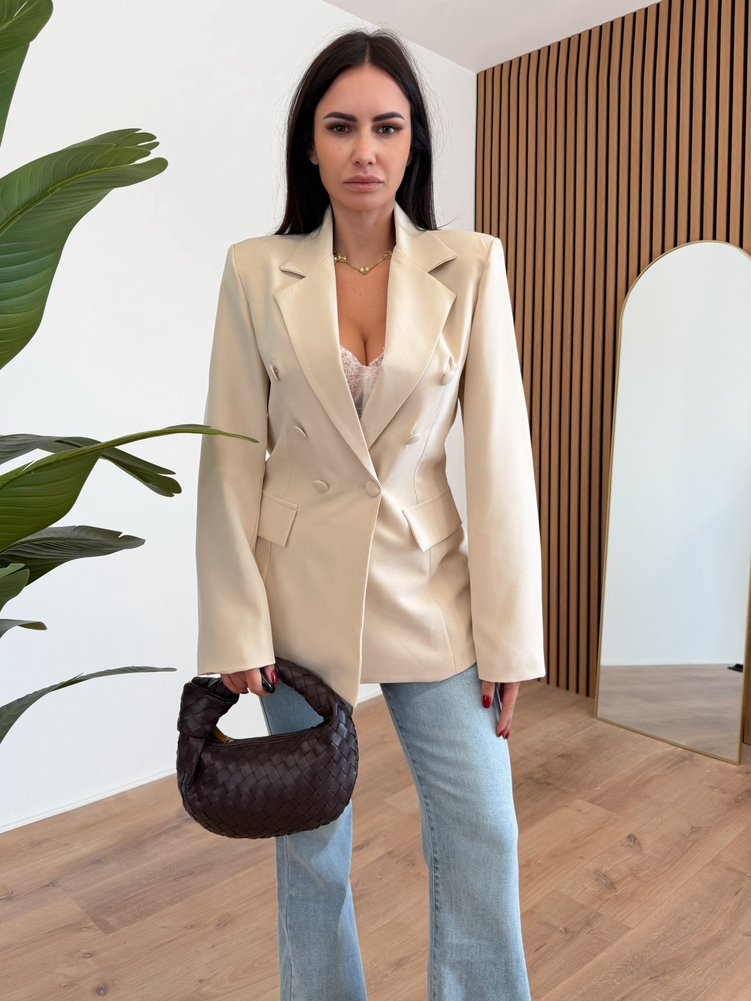 Blazer Fitted - Beige - SAINTH
