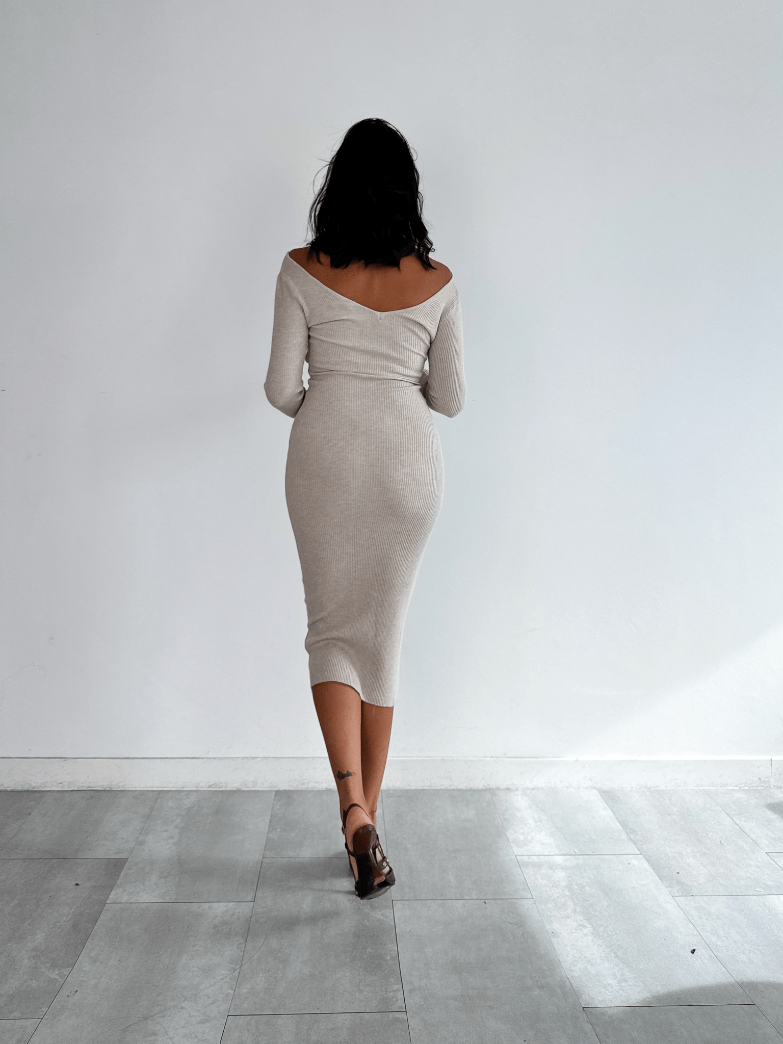 Abito Pull Fascino - Beige - SAINTH