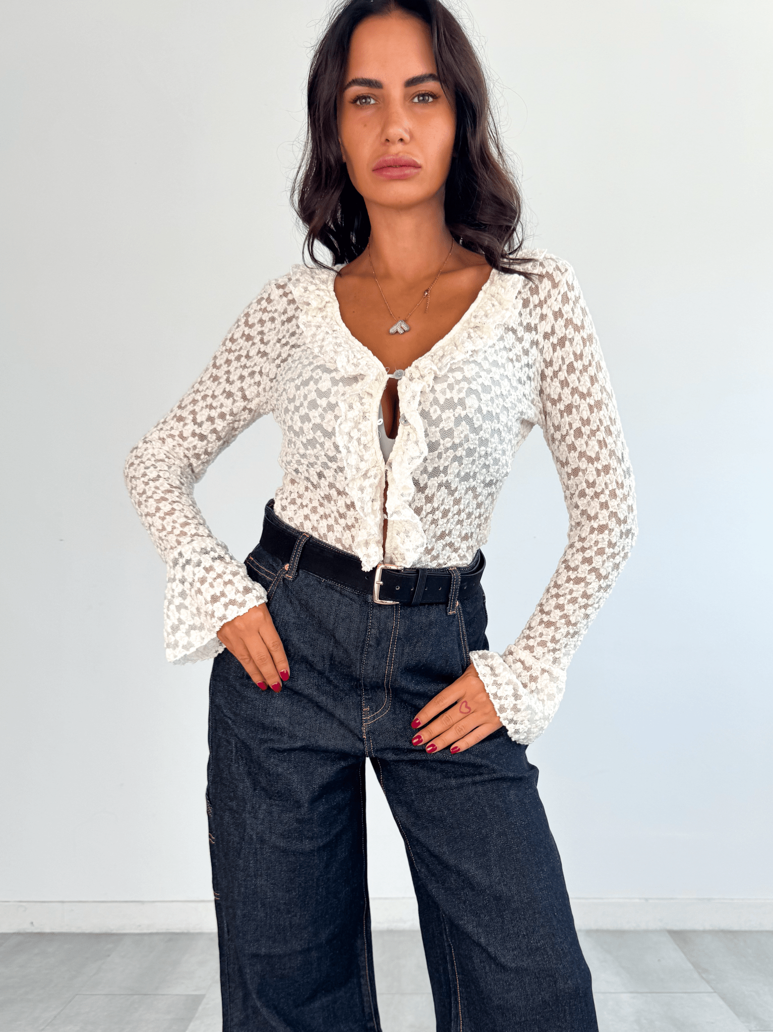 Jeans Oikos + Cintura - Denim - SAINTH