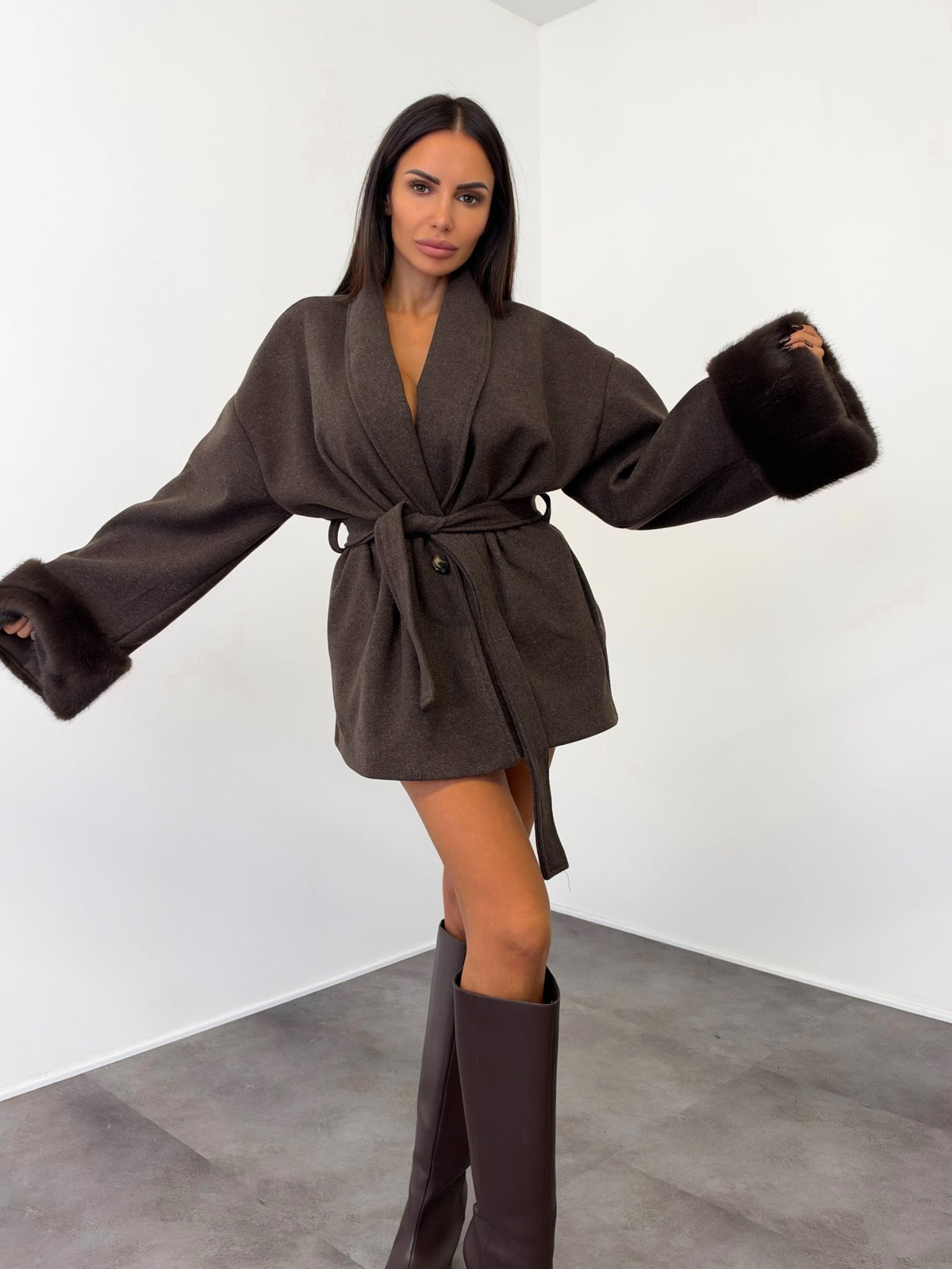 Cappotto Alps - Marrone - SAINTH